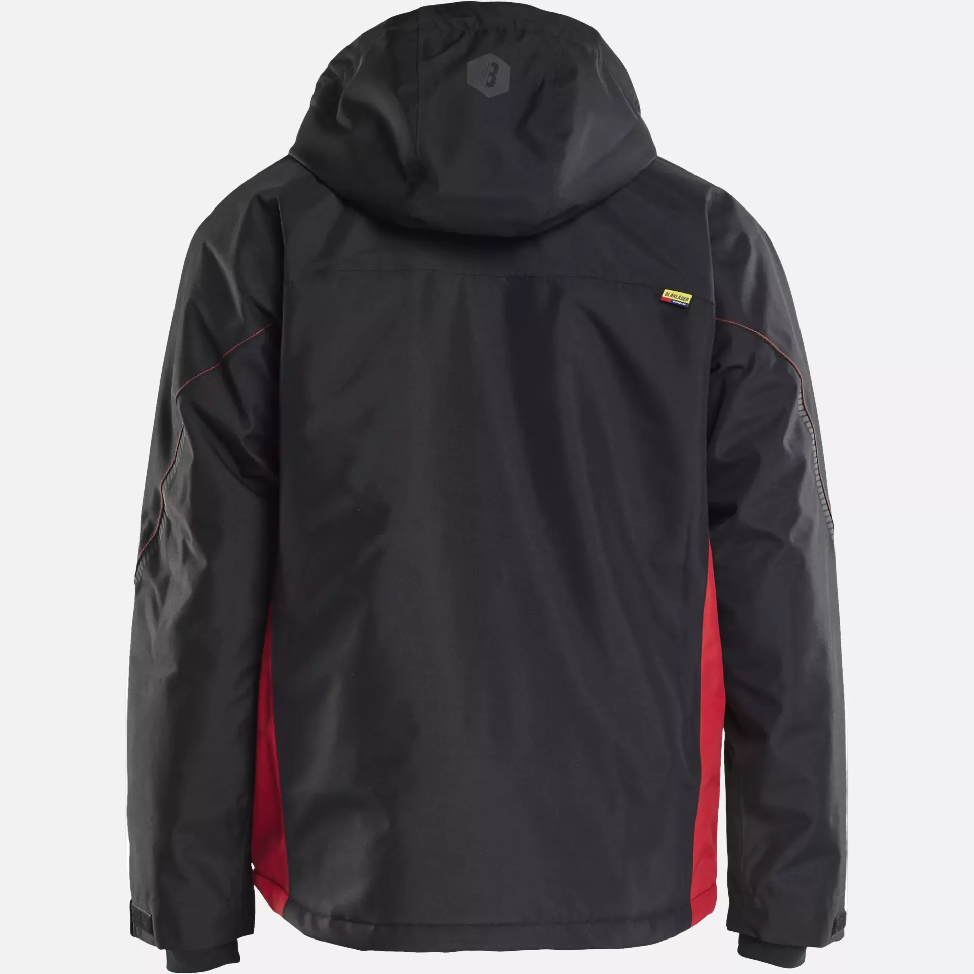 Blaklader 489019779956, Lined Lightweight Winter Jacket, Black/Red, image 4