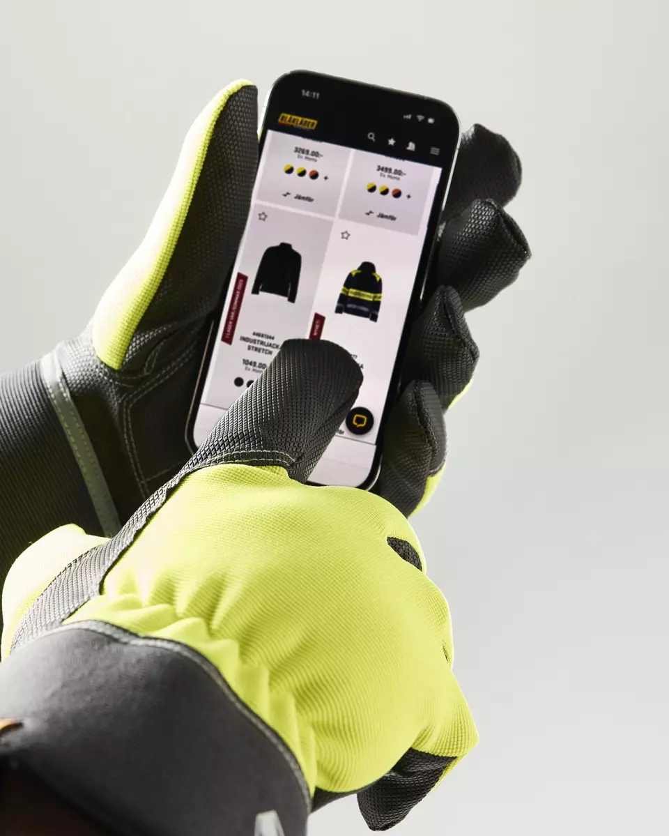 Glove Features · Touch Screen feature highlight