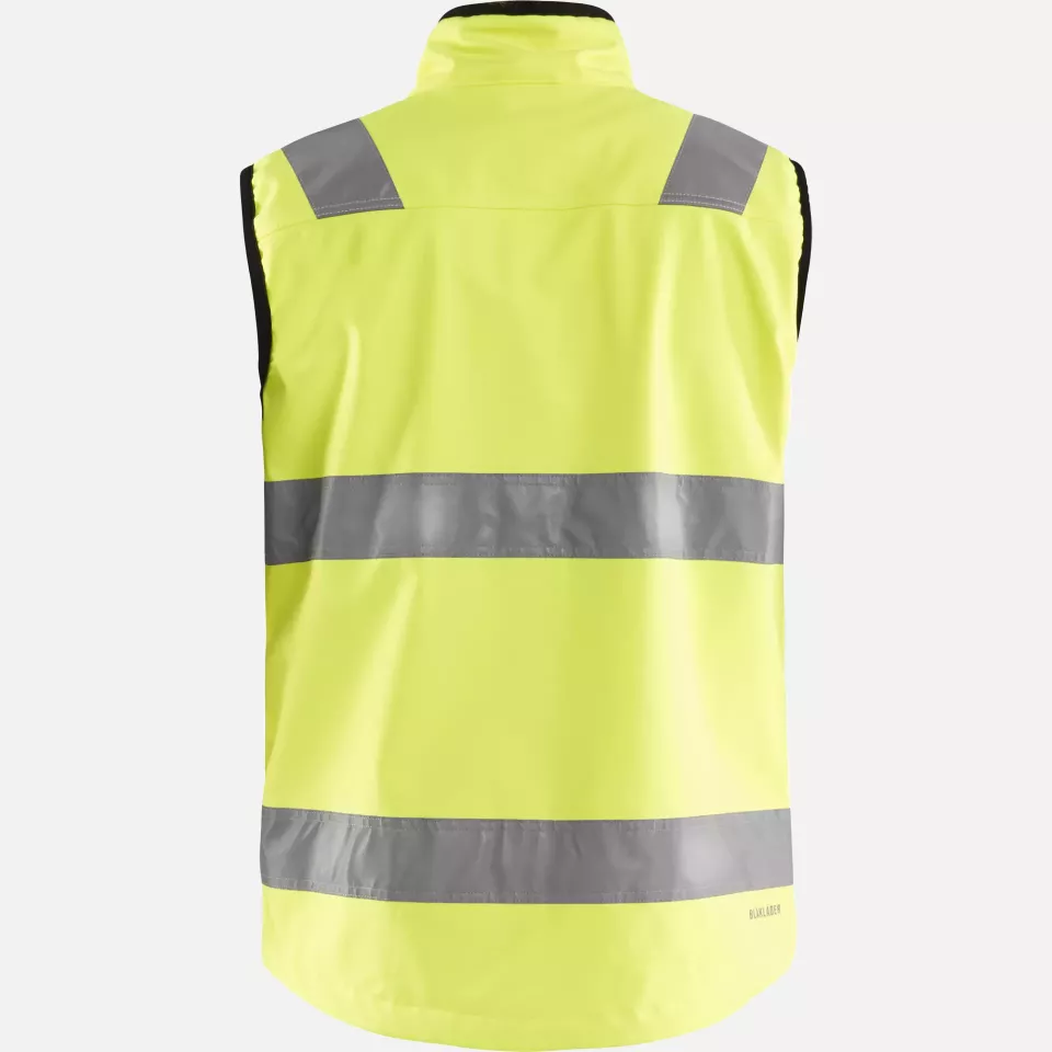 Blaklader 304925173300, High Vis Softshell Vest, Yellow, image 4, gallery thumbnail