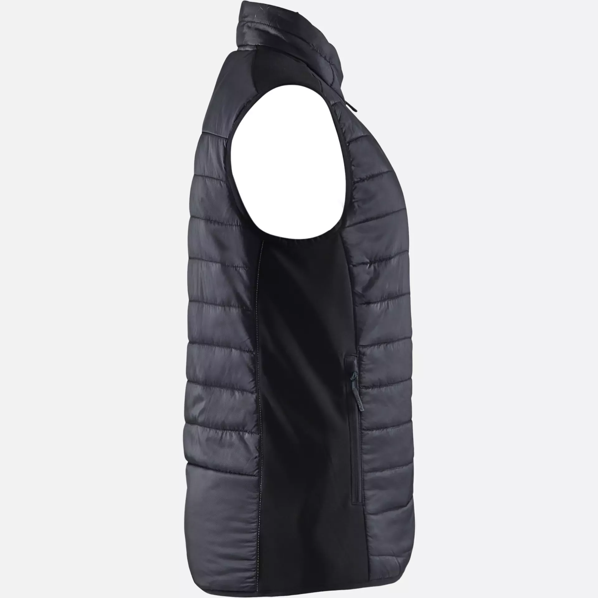 Blaklader 386420309998, Ladies Lined Vest, Black/Dark Grey, image 2