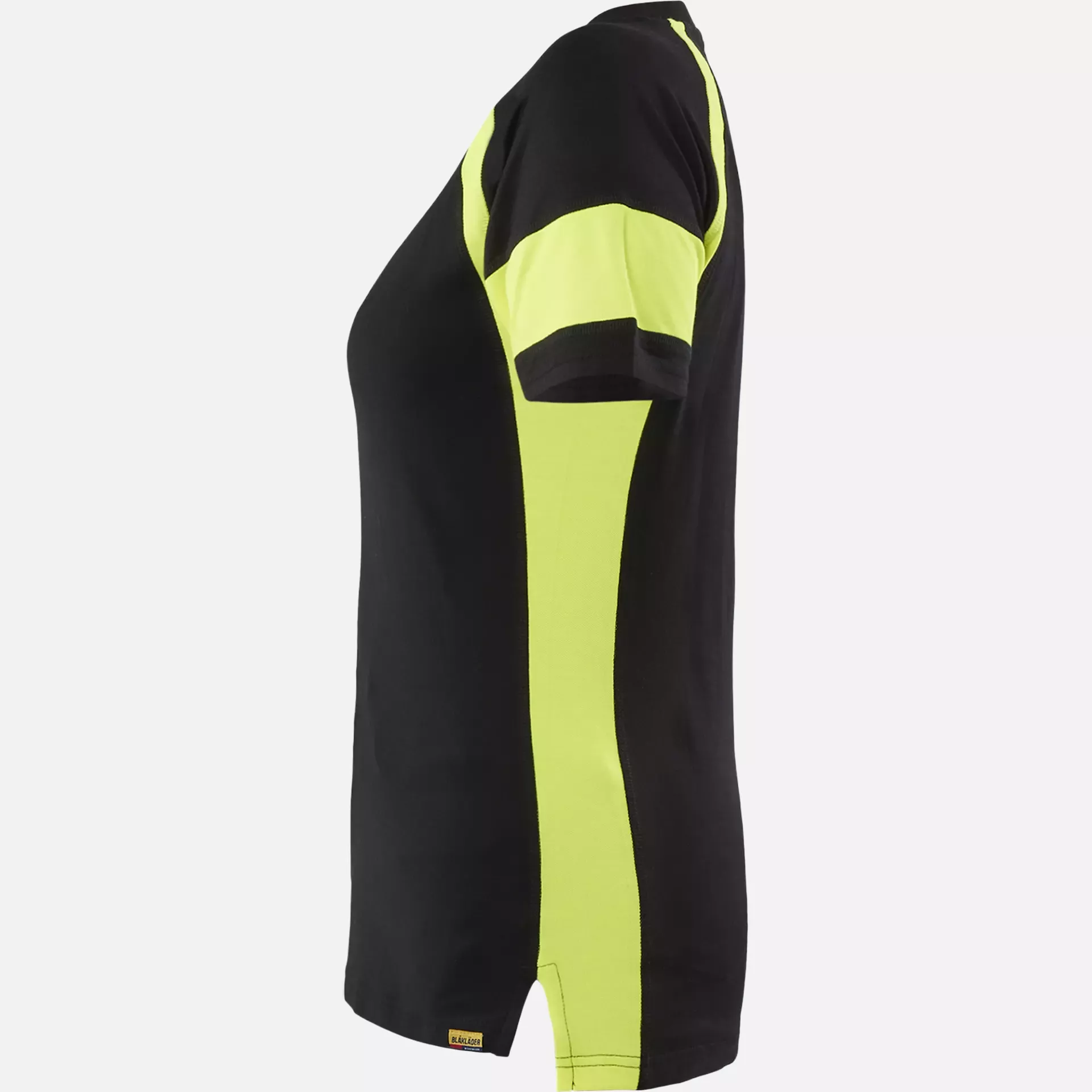 Blaklader 352410309933, High Vis Ladies T-Shirt, Black/Yellow, image 3