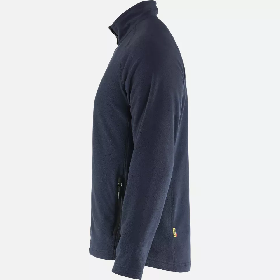 Blaklader 472110108600, Microfleece Jacket, Dark Navy, image 3, gallery thumbnail