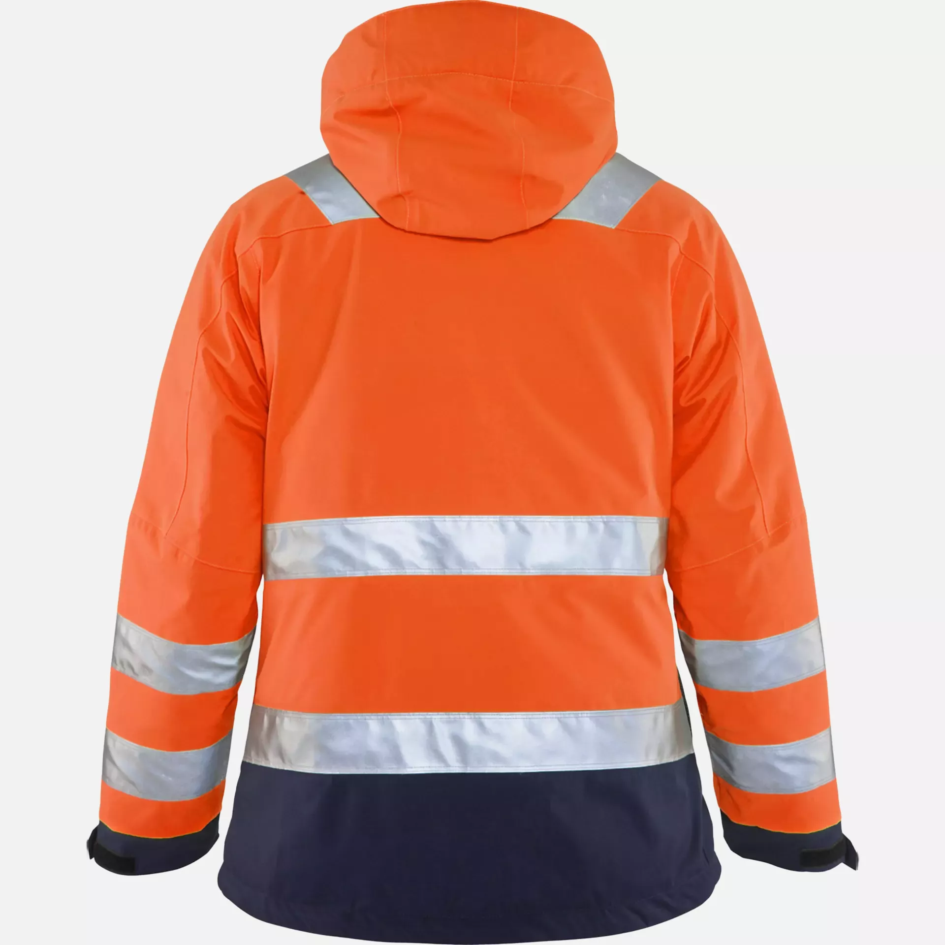 Blaklader 487219875389, High Vis Ladies Winter Jacket, Orange/Navy Blue, image 4
