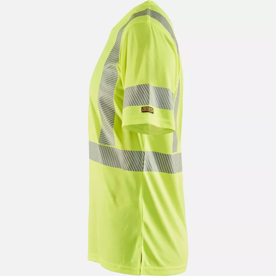 Blaklader 333610133300, High Vis Women's UV Protection T-Shirt, Yellow, image 3, gallery thumbnail