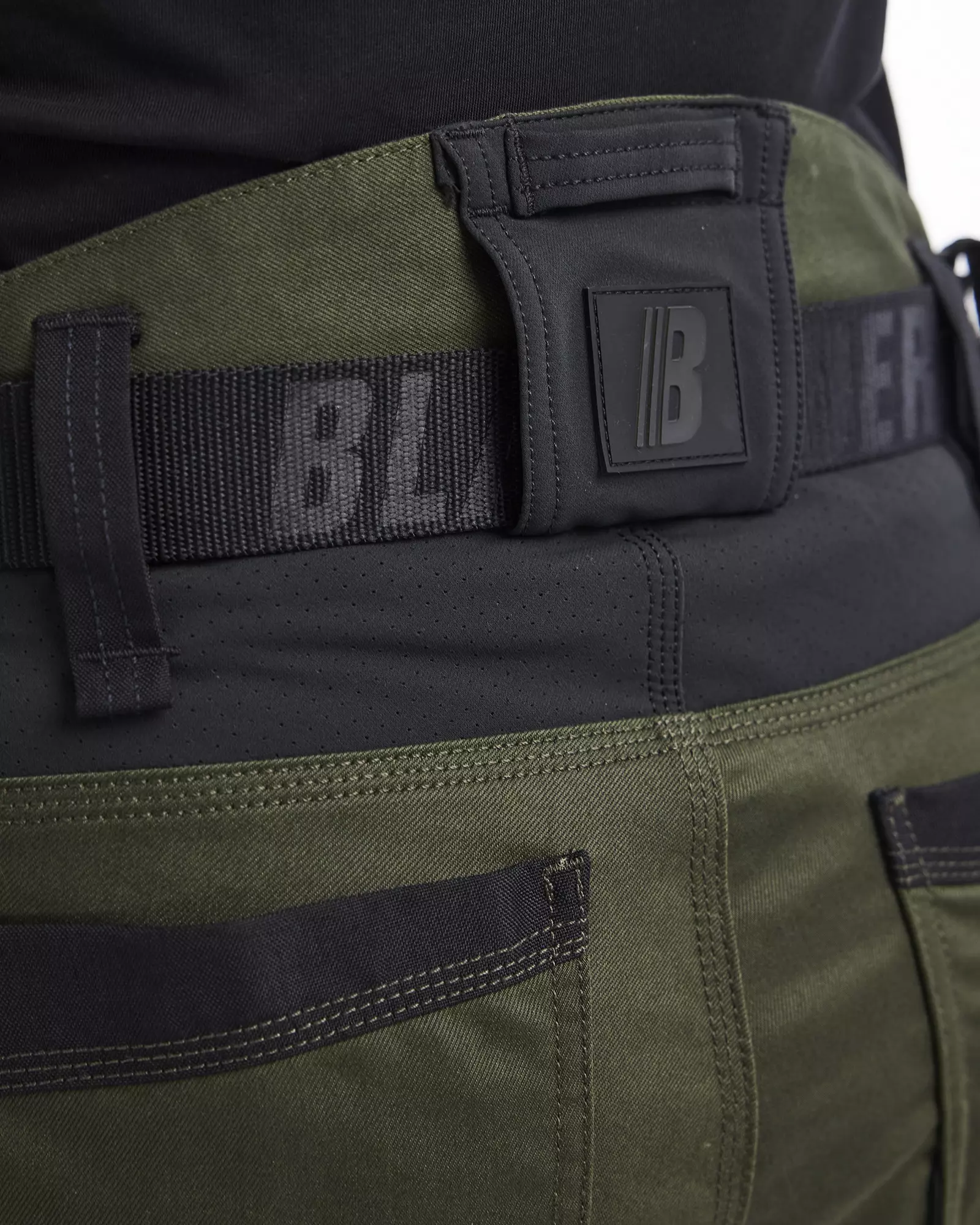 Blaklader 717011494298, STRIKER Ladies Stretch Craftsman Work Trousers, Forest Green/Black, image 10