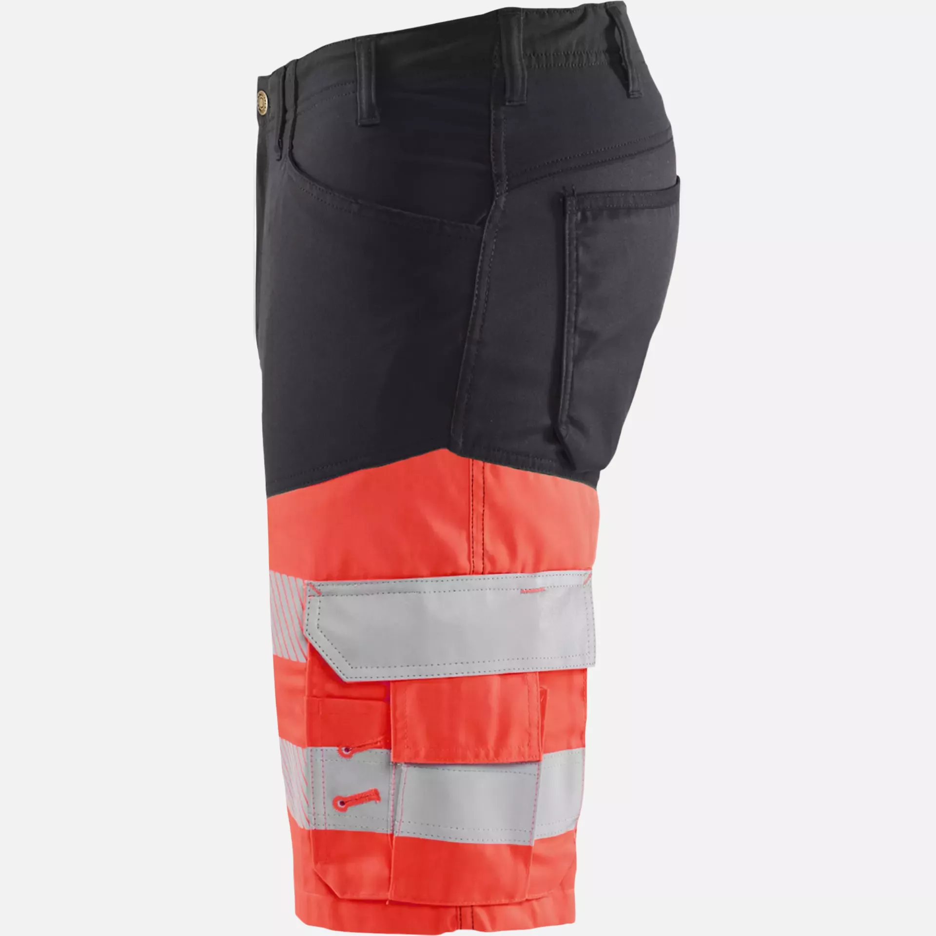 Blaklader 154118119955, High Vis Stretch Shorts, Black/High Vis Red, image 3