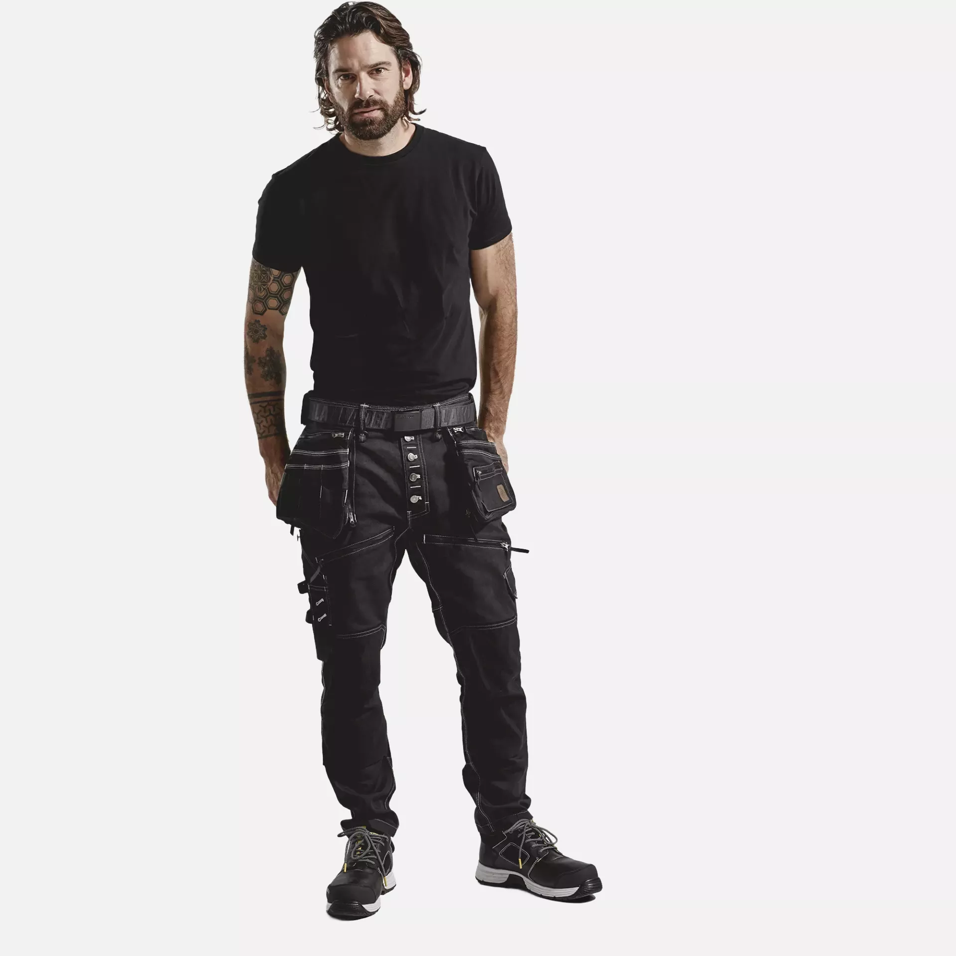 Blaklader 199911419900, X1900 Stretch Handwerker Arbeitshose, Schwarz, image 5