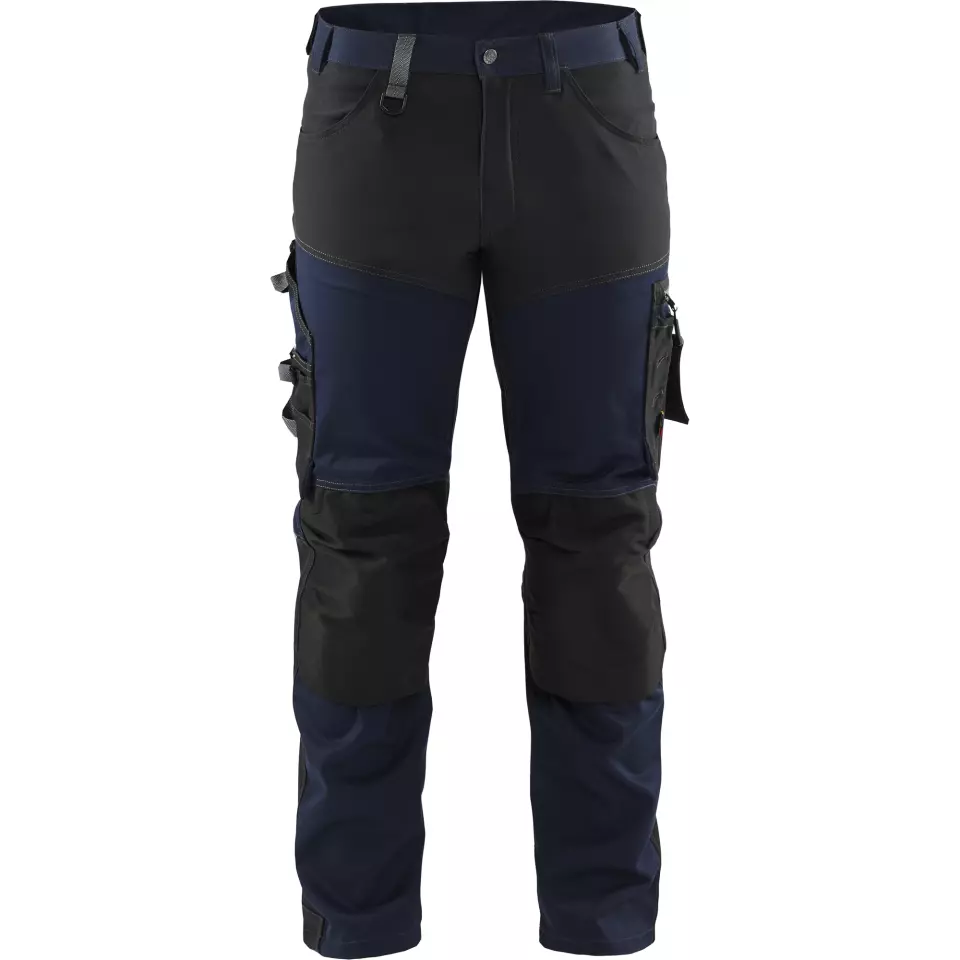 Blaklader 179918608699, Stretch Craftsman Work Trousers, Dark Navy/Black
