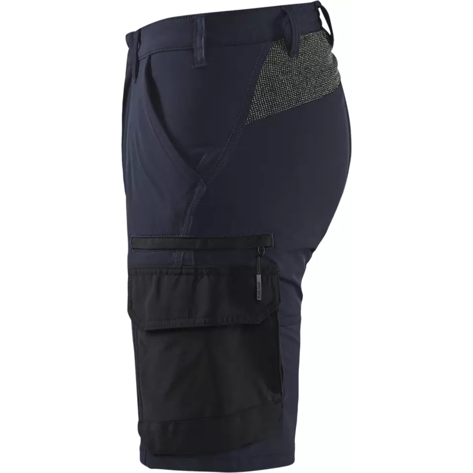 Blaklader 142316458699, 4-Way Service Stretch Shorts, Dark Navy/Black, image 3, gallery thumbnail