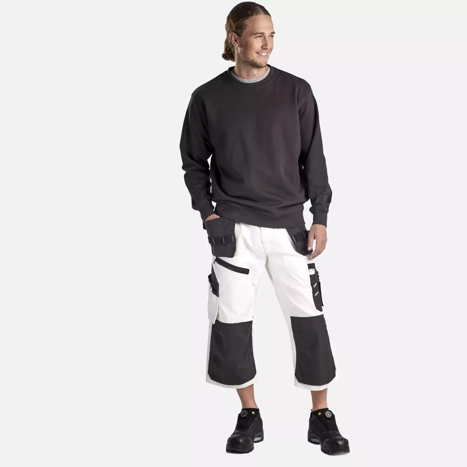 Blaklader 334011589800, Sweatshirt, Dark Grey, image 5