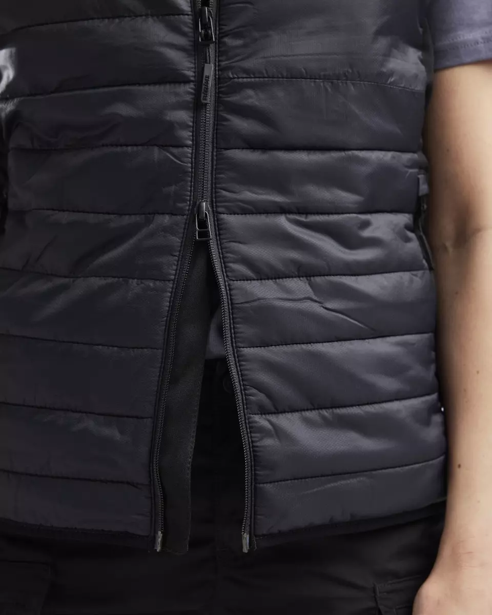 Blaklader 386420309998, Ladies Lined Vest, Black/Dark Grey, image 6, gallery thumbnail