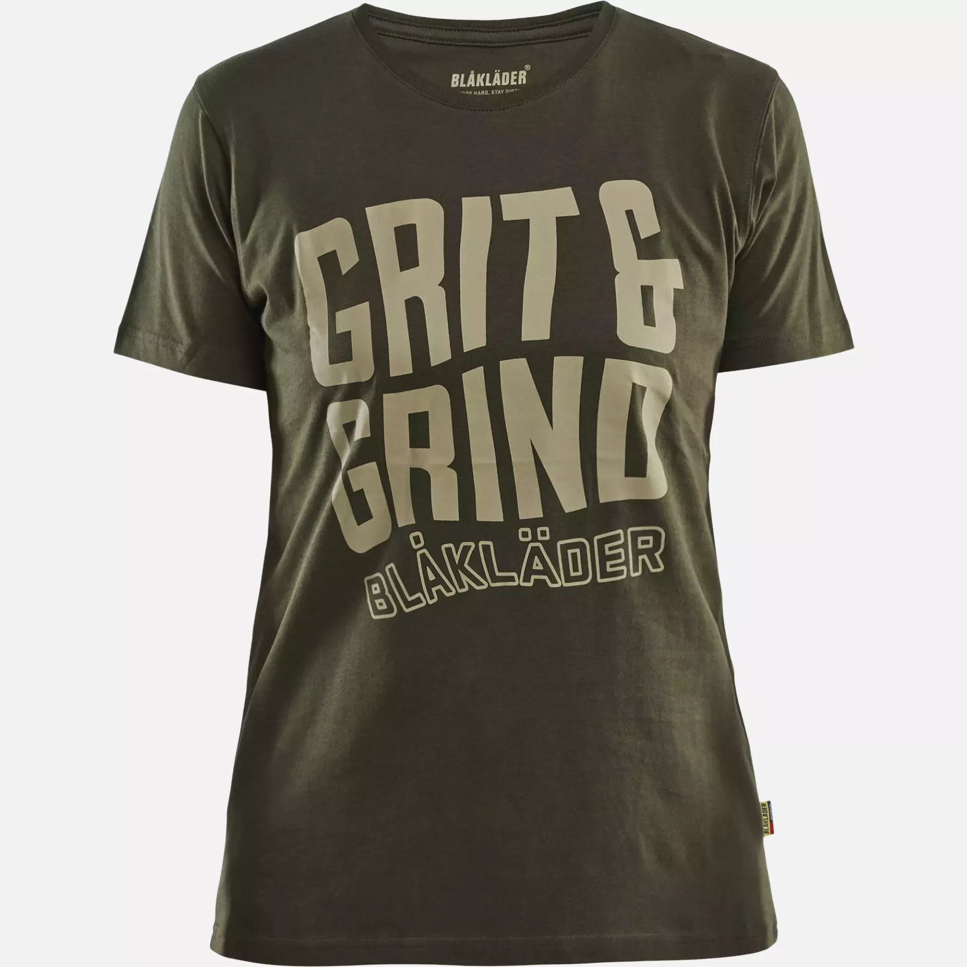 Blaklader 940910424209, Grit and Grind Women's T-Shirt, Forest Green, image 1