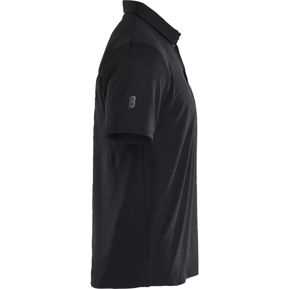 Blåkläder 341611269900, Functional UV Protection Polo Shirt, Black, image 2, gallery thumbnail