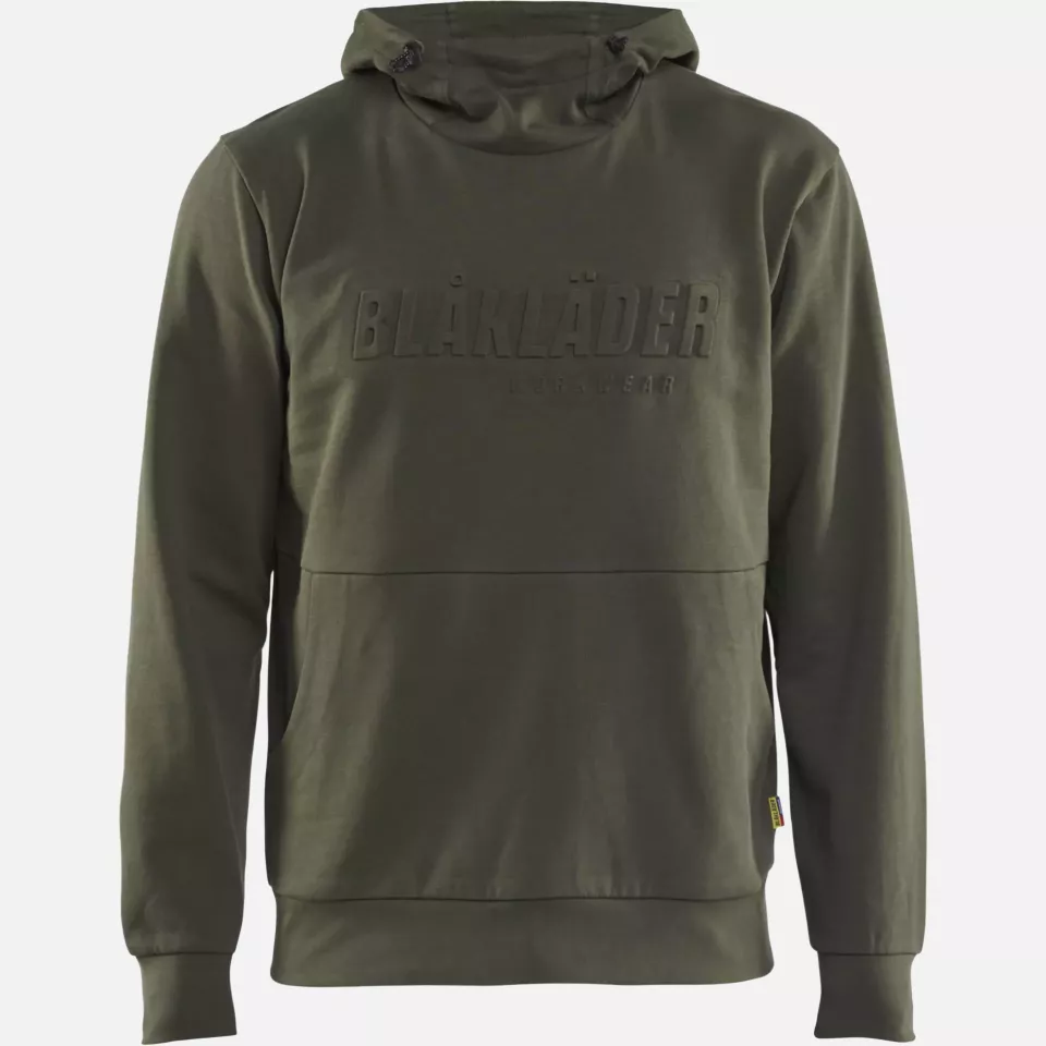 Blaklader 353011584209, 3D Kapuzen Sweatshirt, Waldgrün, image 1, gallery thumbnail