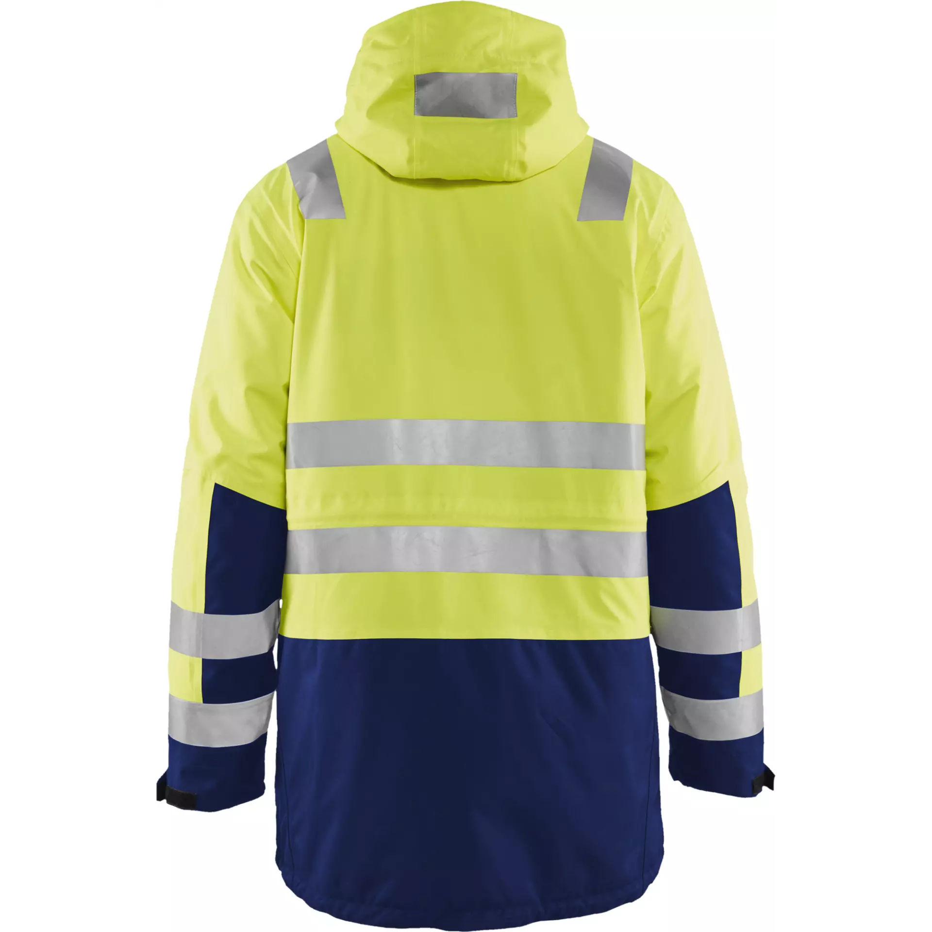 Blaklader 449519873389, High Vis Winter Parka, Yellow/Navy Blue, image 4