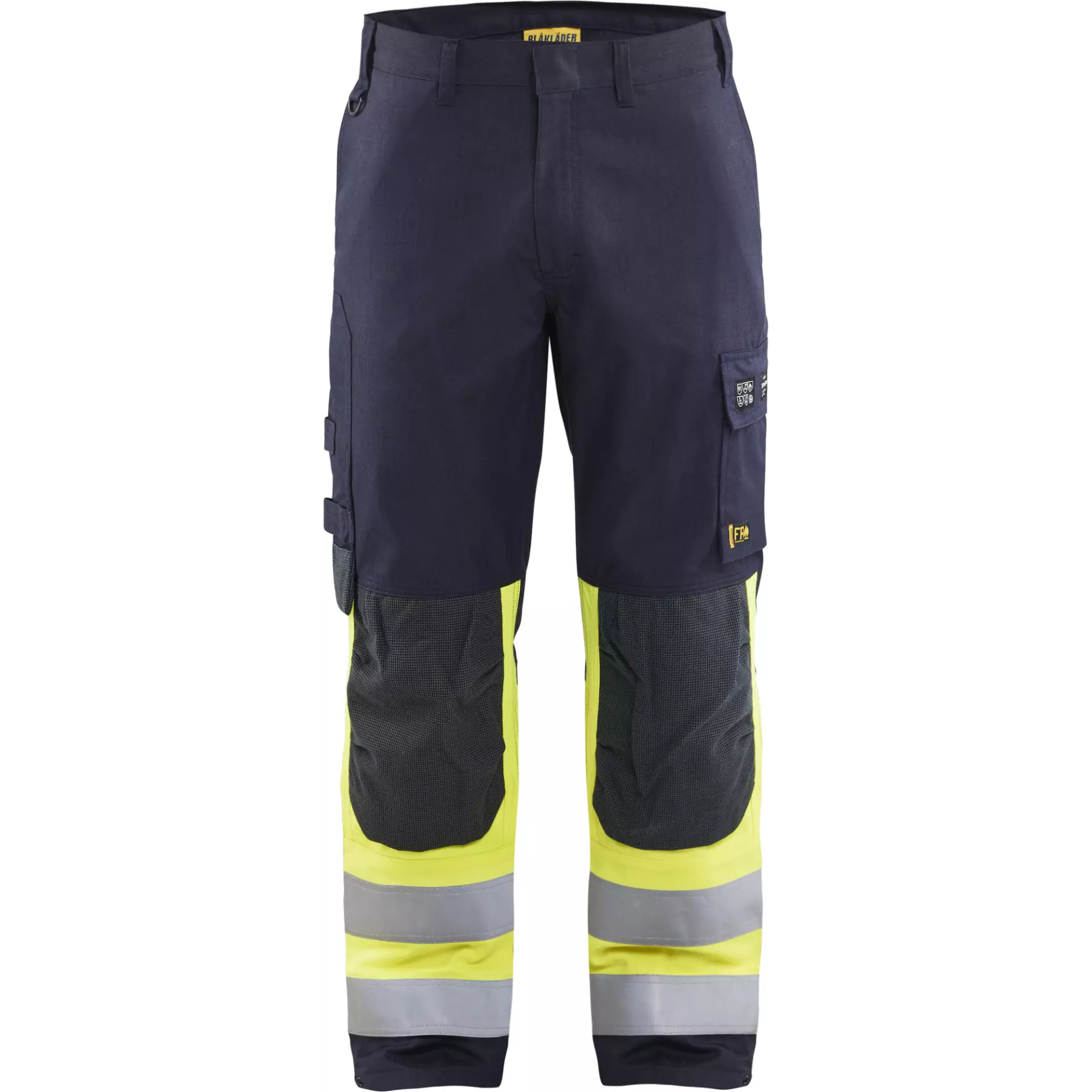 Blåkläder 148815128933, Multinorm Arbeitshose, Marineblau/ Gelb, image 1