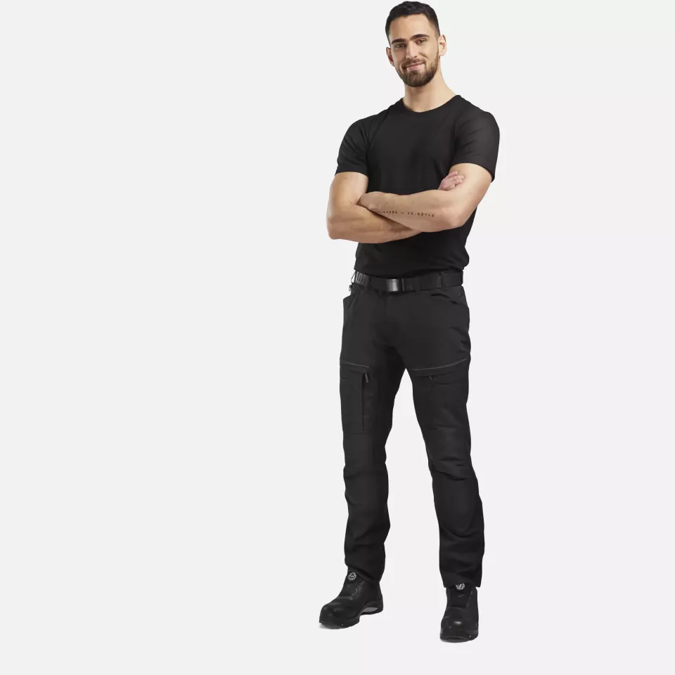 Blaklader 145618459998, Stretch Work Trousers, Black/Dark Grey, image 5, gallery thumbnail