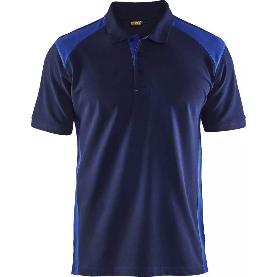 Blaklader 332410508985, Polo Shirt, Navy Blue/Royal Blue, image 1, gallery thumbnail