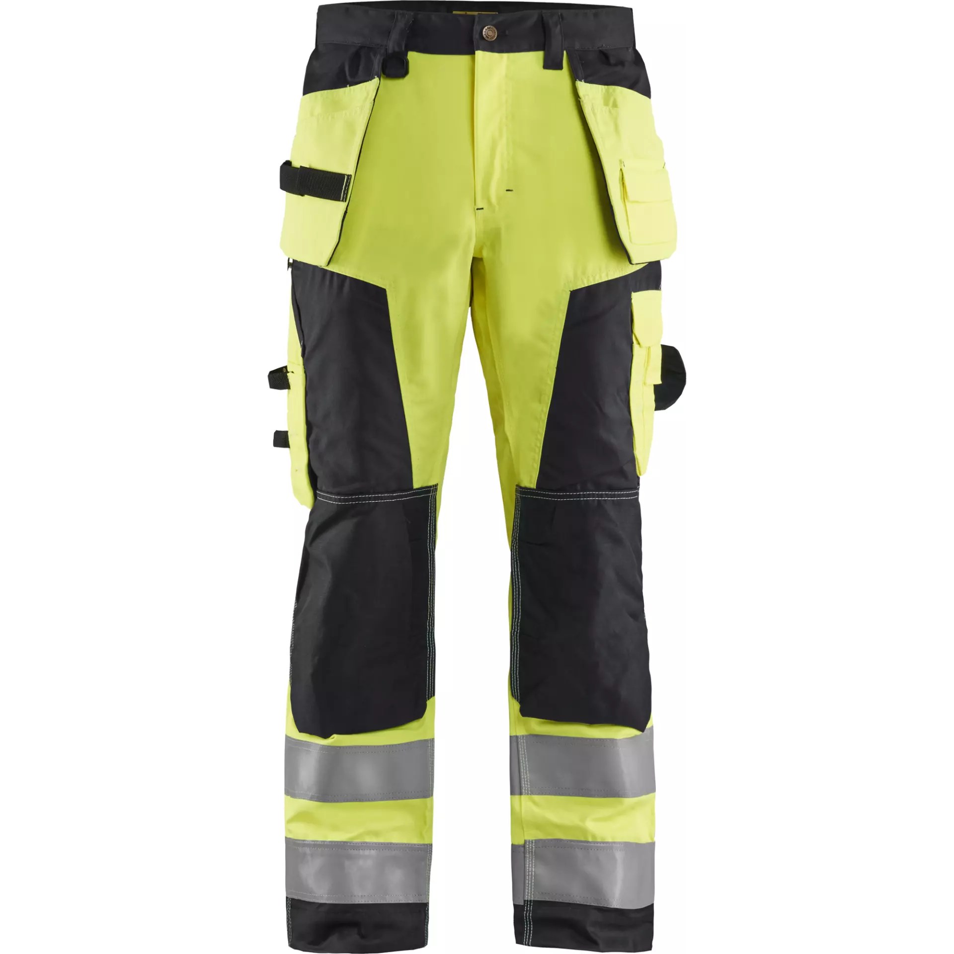Blåkläder 156818113399, High Vis Craftsman Work Pants, Yellow/Black, image 1