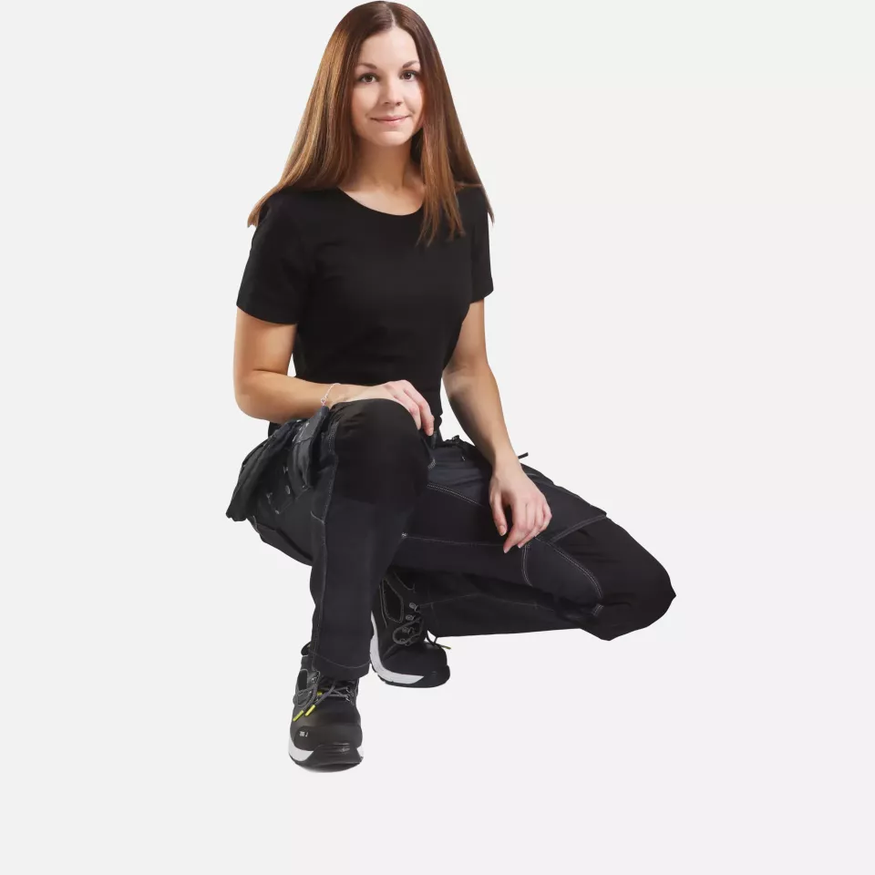 Blaklader 799011418999, X1900 Women's Stretch Craftsman Work Trousers, Navy/Black, image 6, gallery thumbnail