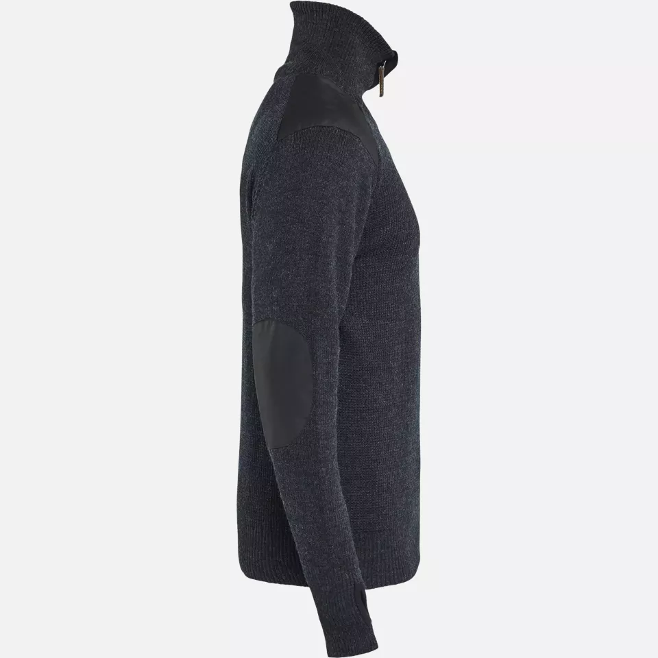 Blaklader 463010719899, Wool Sweatshirt, Dark Grey/Black, image 2, gallery thumbnail