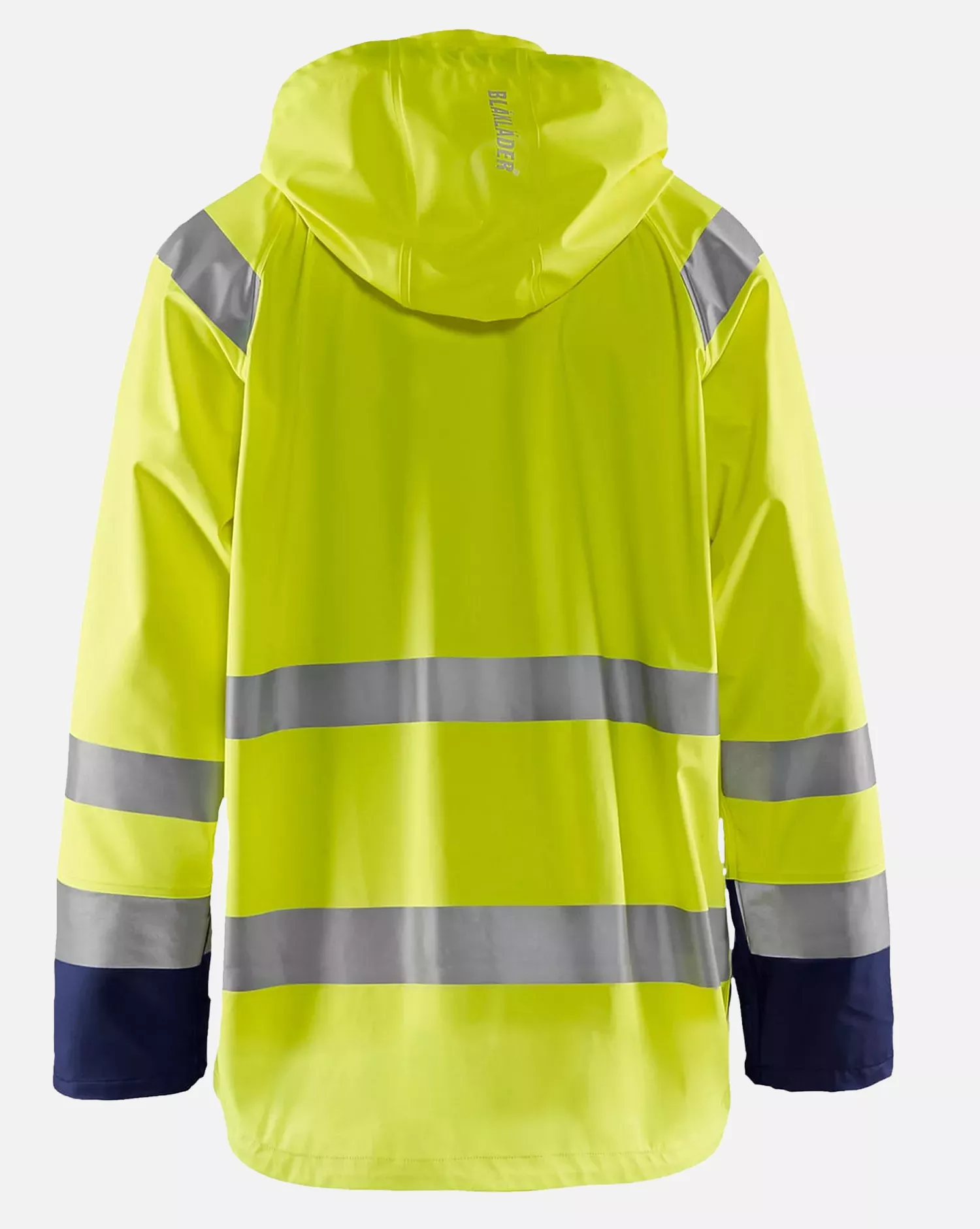 Blaklader 432320003389, High Vis Rain Jacket, Yellow/Navy Blue, image 8
