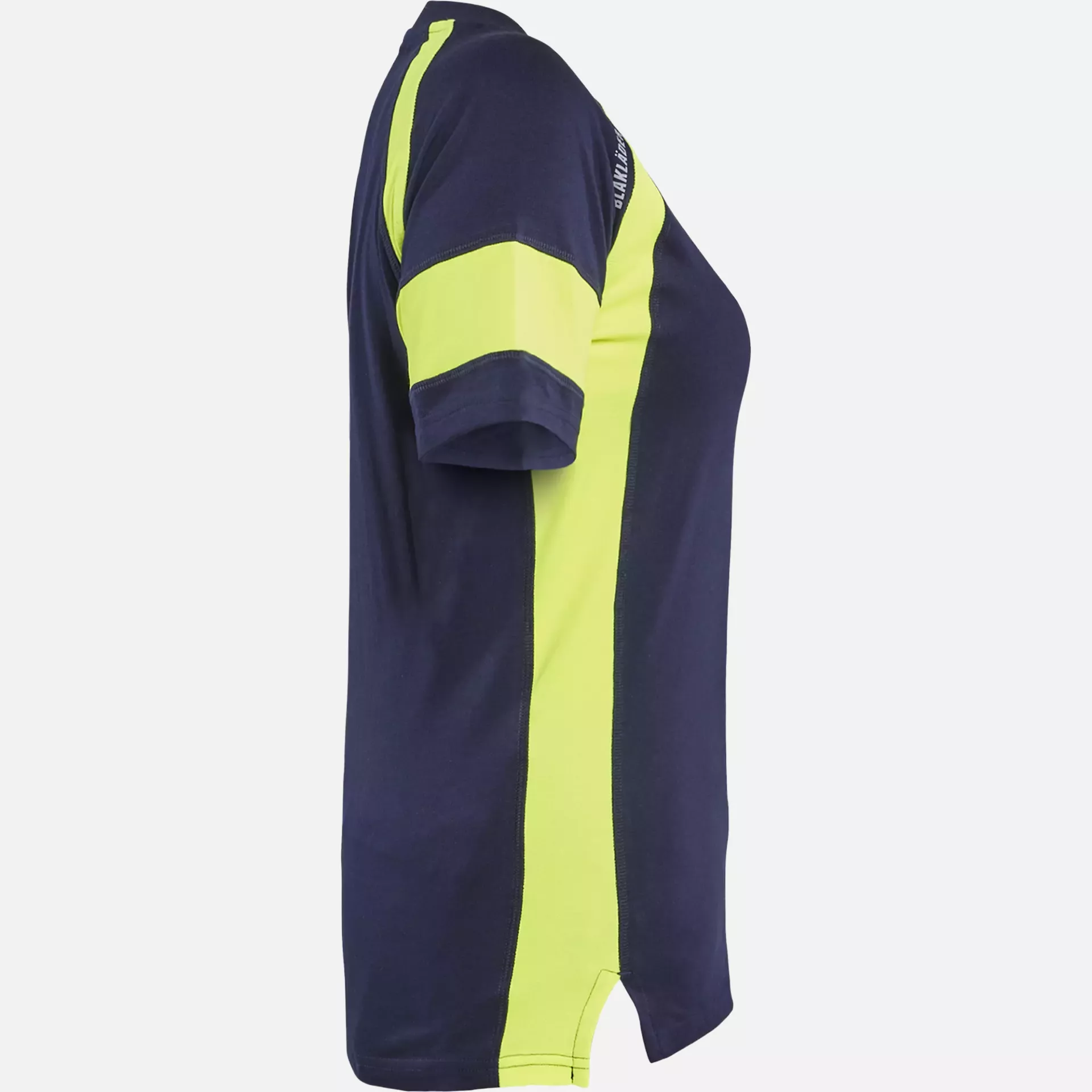 Blaklader 352410308833, High Vis Women's T-Shirt, Navy Blue/Yellow, image 2