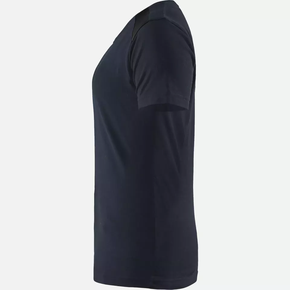 Blaklader 347910428699, Women's T-Shirt, Dark Navy/Black, image 3, gallery thumbnail