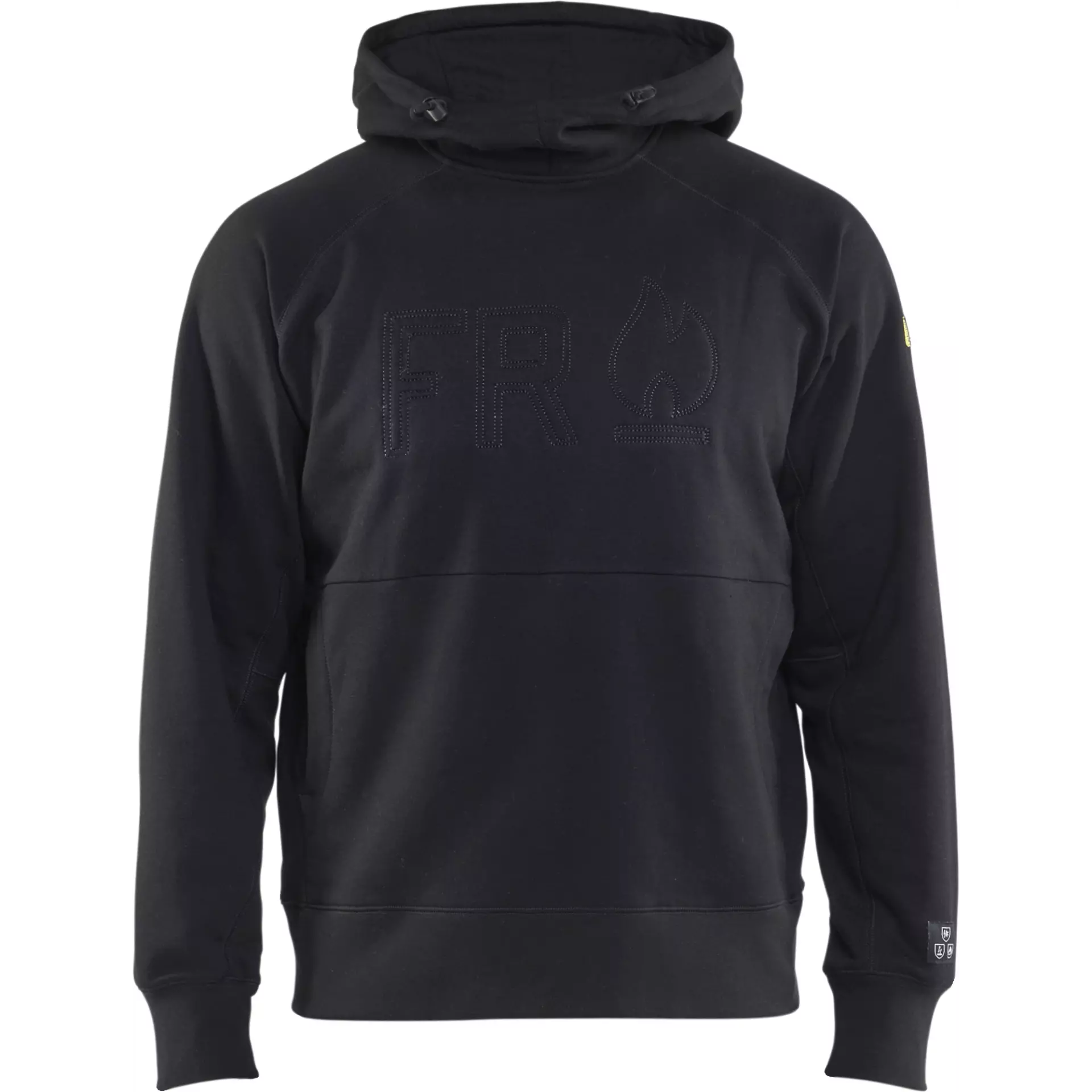 Blåkläder 347817629900, Flame Resistant Hooded Sweatshirt, Black, image 1