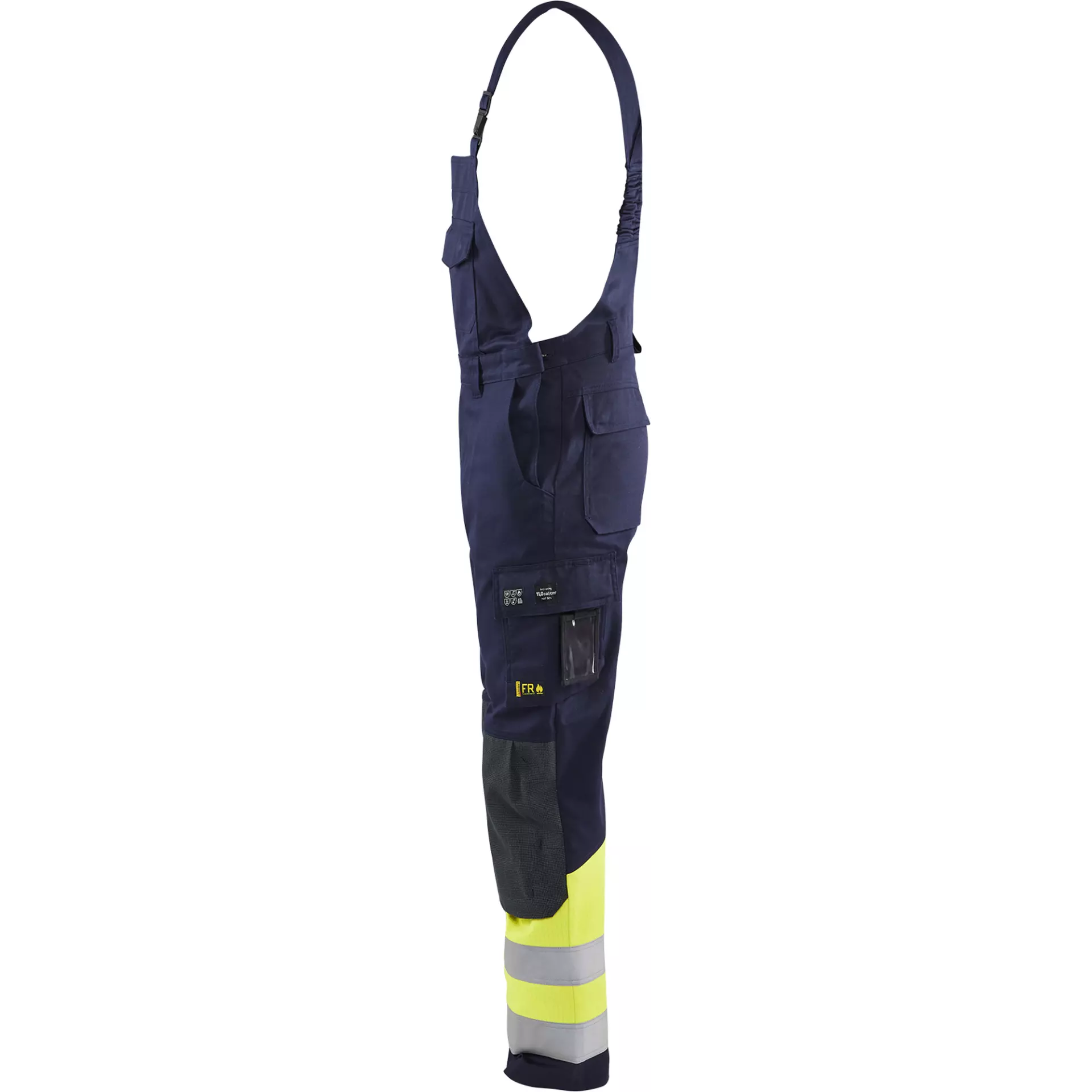 Blaklader 260715148933, Multi-Norm Bib and Brace, Navy/Yellow, image 3
