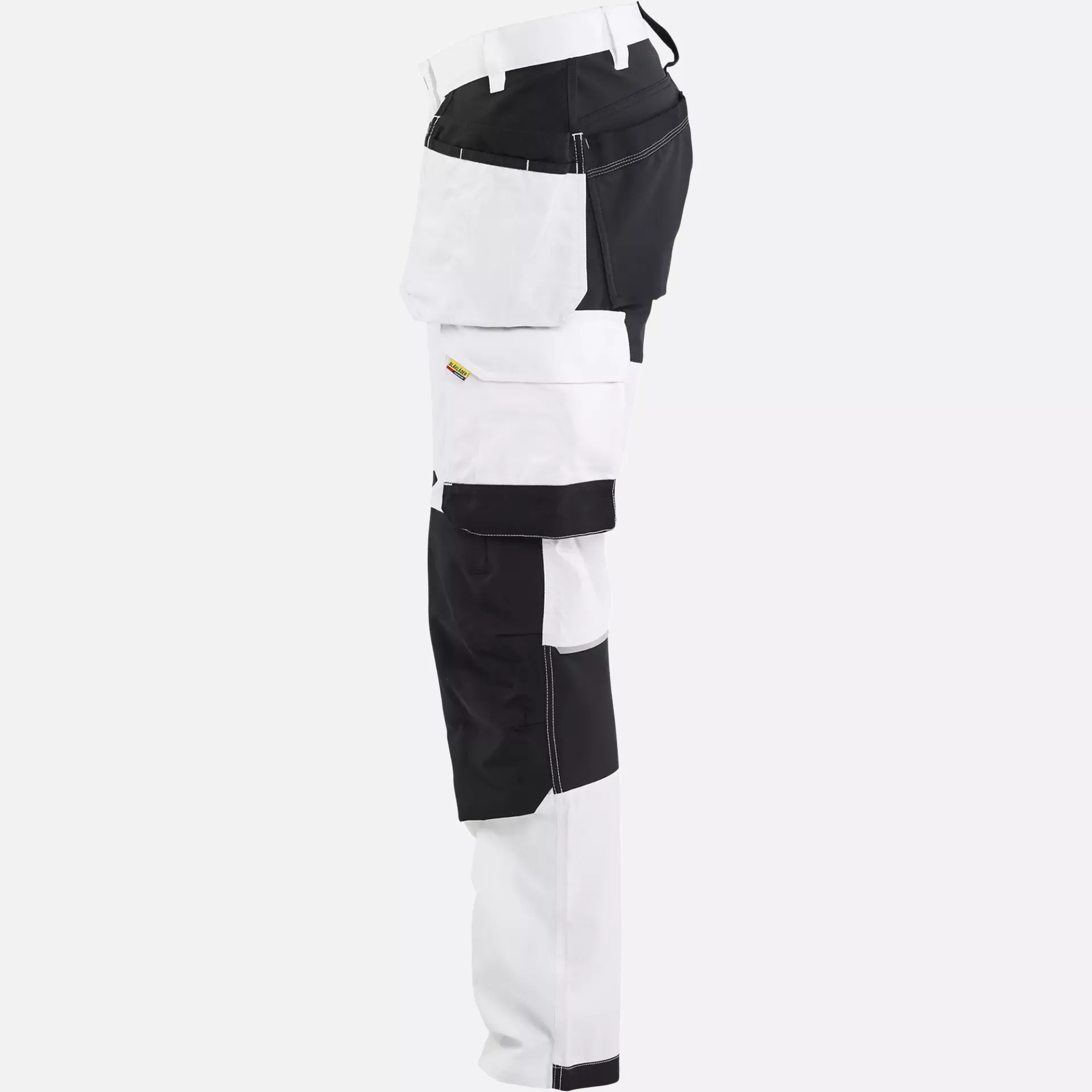 Blaklader 177018321099, Stretch Painters Trousers, White/Black, image 3
