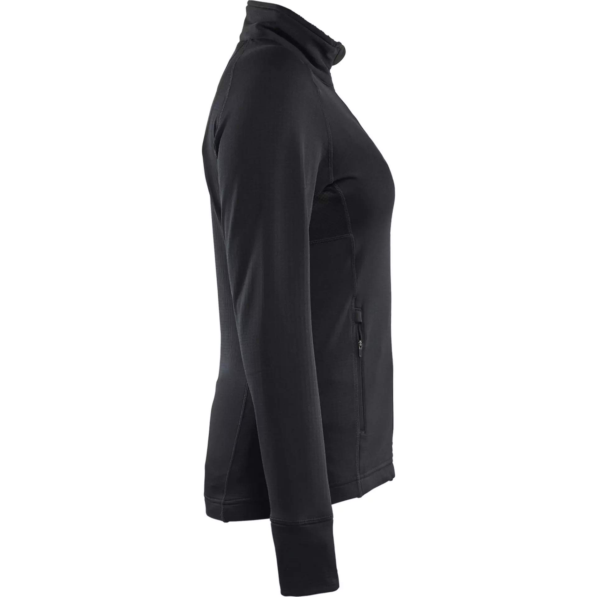 Blåkläder 474525399900, STRIKER Women's Fleece Jacket, Black, image 2