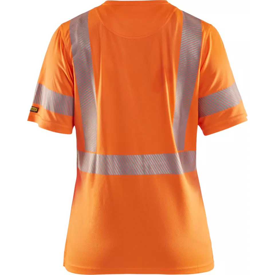 Blaklader 333610135300, High Vis Women's UV Protection T-Shirt, Orange, image 4, gallery thumbnail