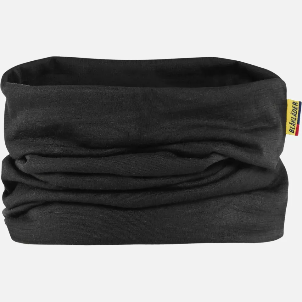 Blaklader 203717439900, Merino Tube Scarf, Black, image 1, gallery thumbnail