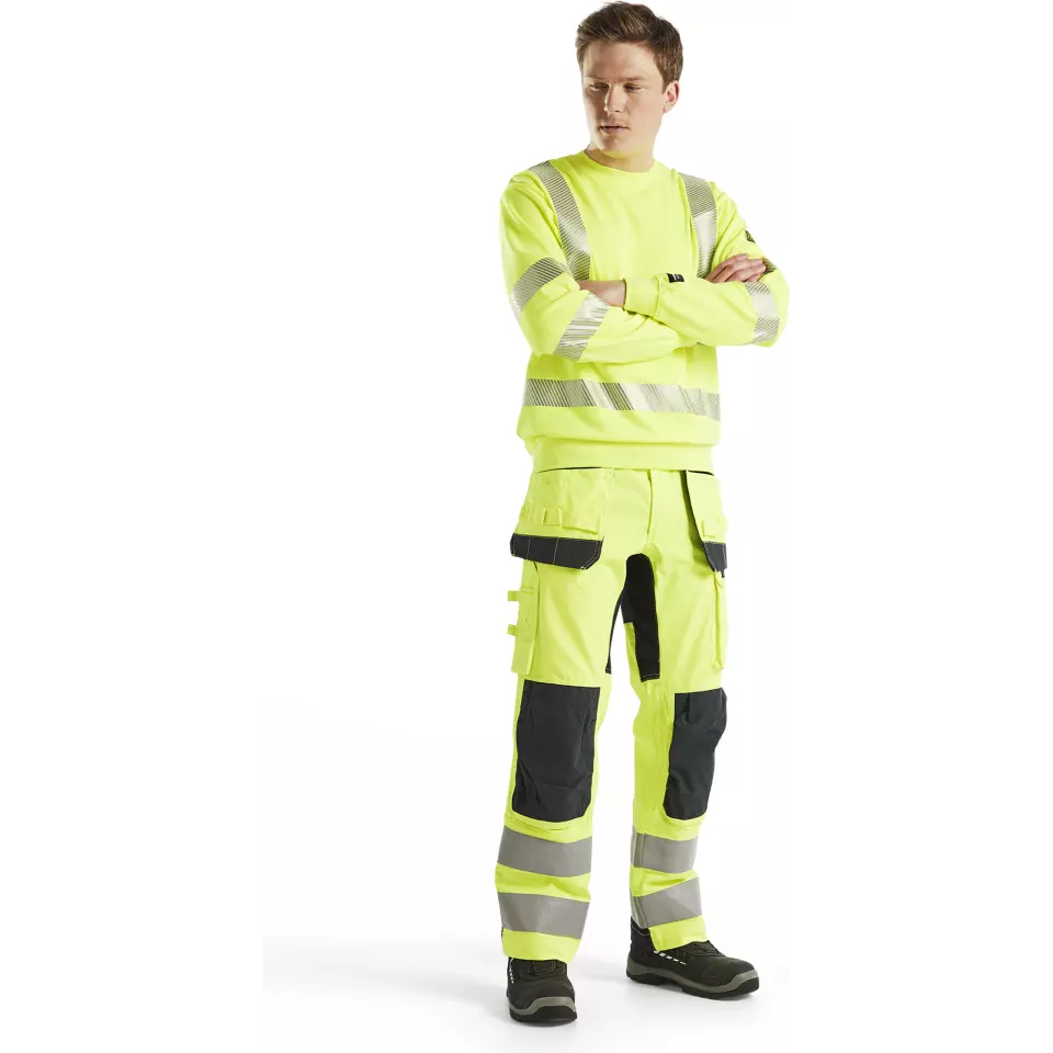 Blåkläder 308717623300, Multinorm Sweatshirt, Gelb, image 5, gallery thumbnail