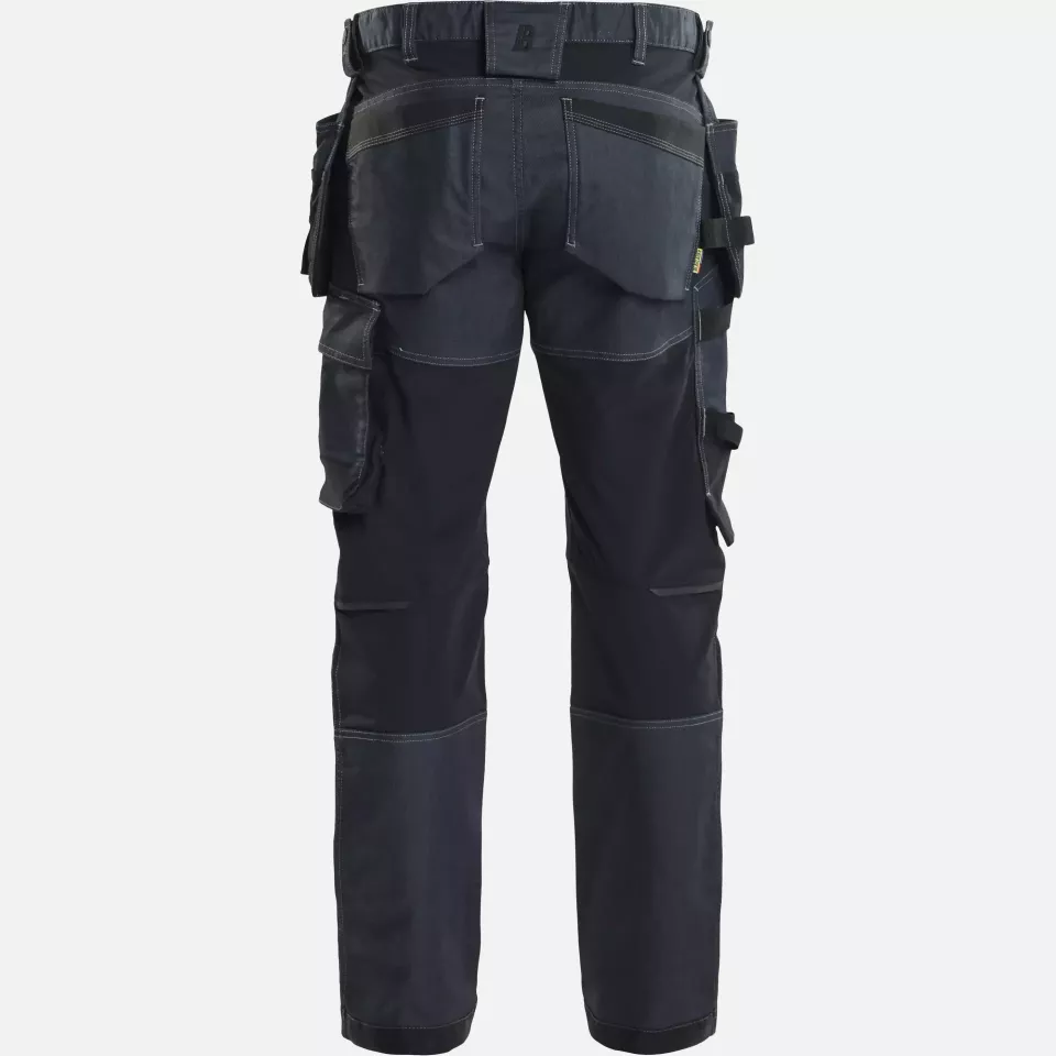Blaklader 175011418999, Denim Stretch Handwerker Arbeitshose, Marineblau/Schwarz, image 4, gallery thumbnail
