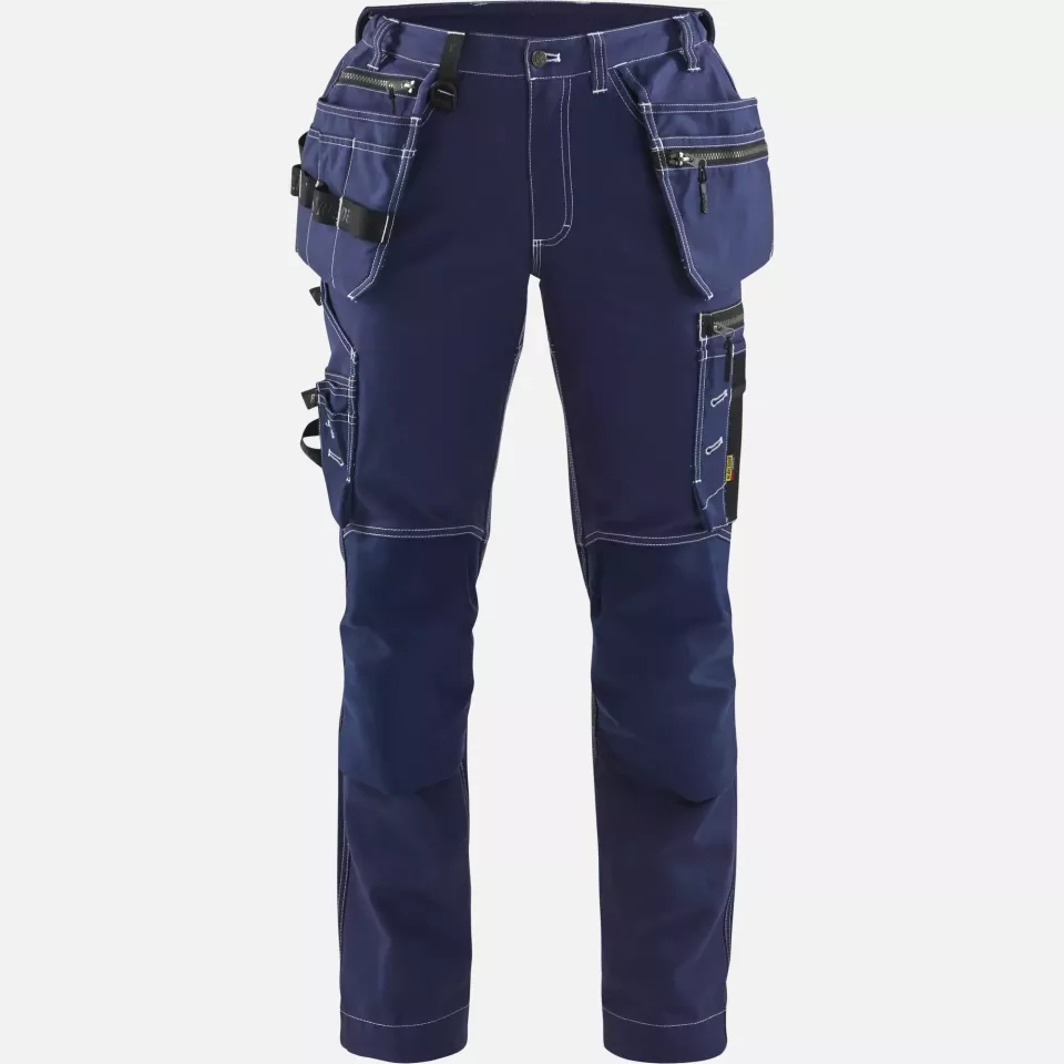 Blaklader 713013708800, Ladies Stretch Craftsman Work Trousers, Navy Blue, image 1, gallery thumbnail