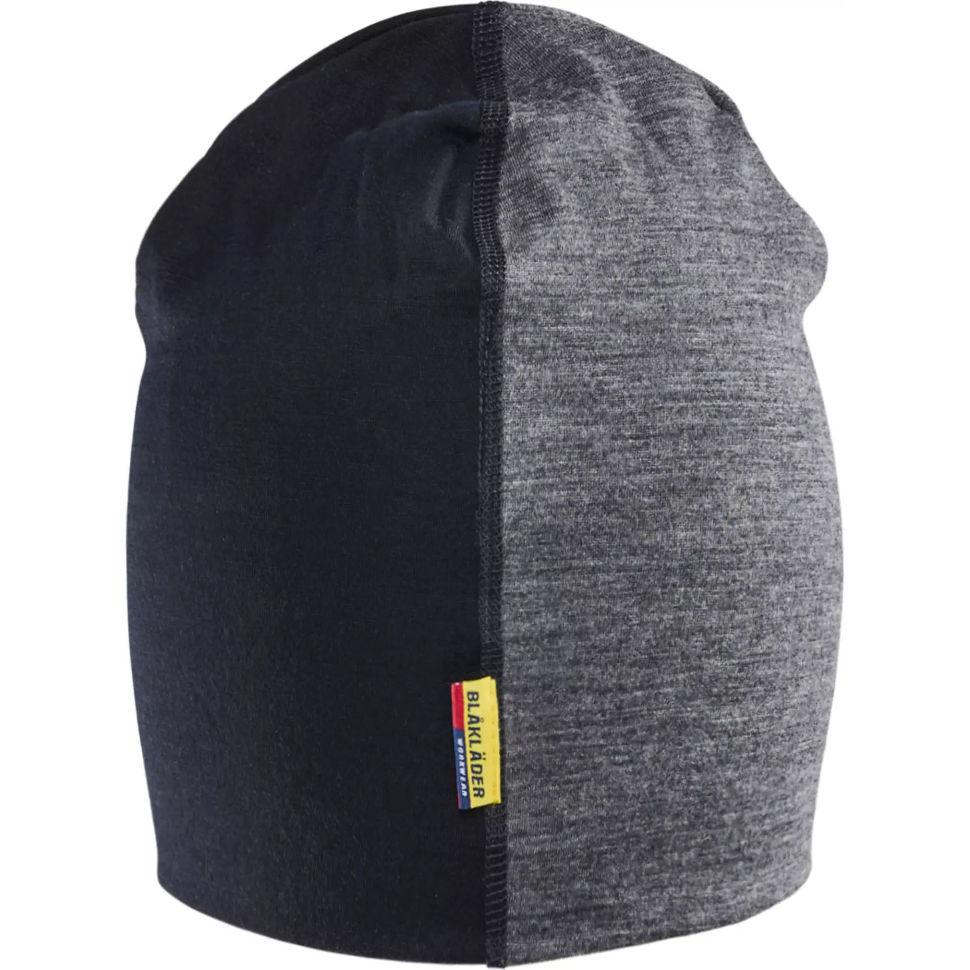 Blåkläder 203517349699, Merino Wool Beanie, Medium Grey/Black, image 4
