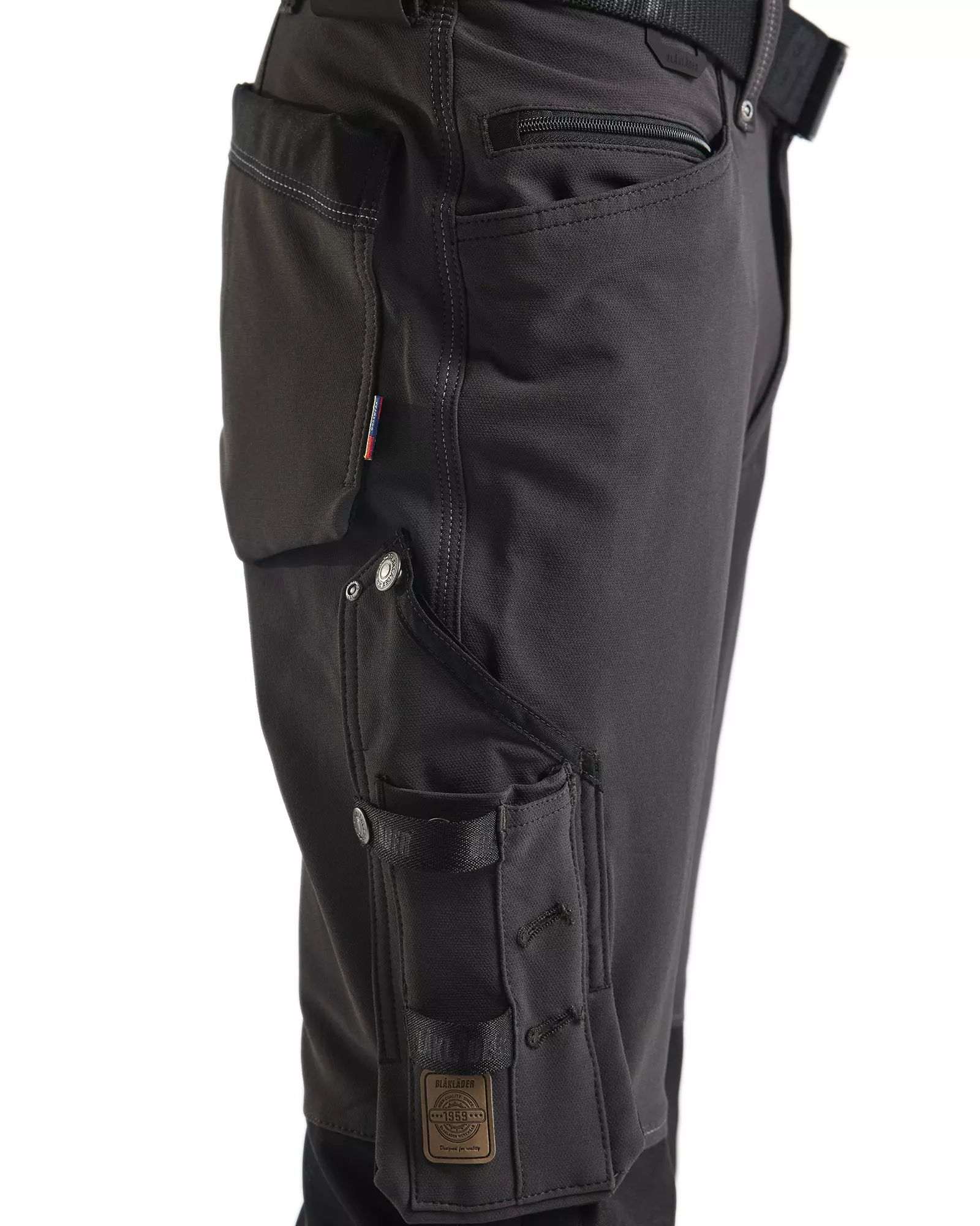 Blaklader 198916449899, X1900 4-Wege-Stretch Handwerker Arbeitshose, Dunkelgrau/Schwarz, image 6