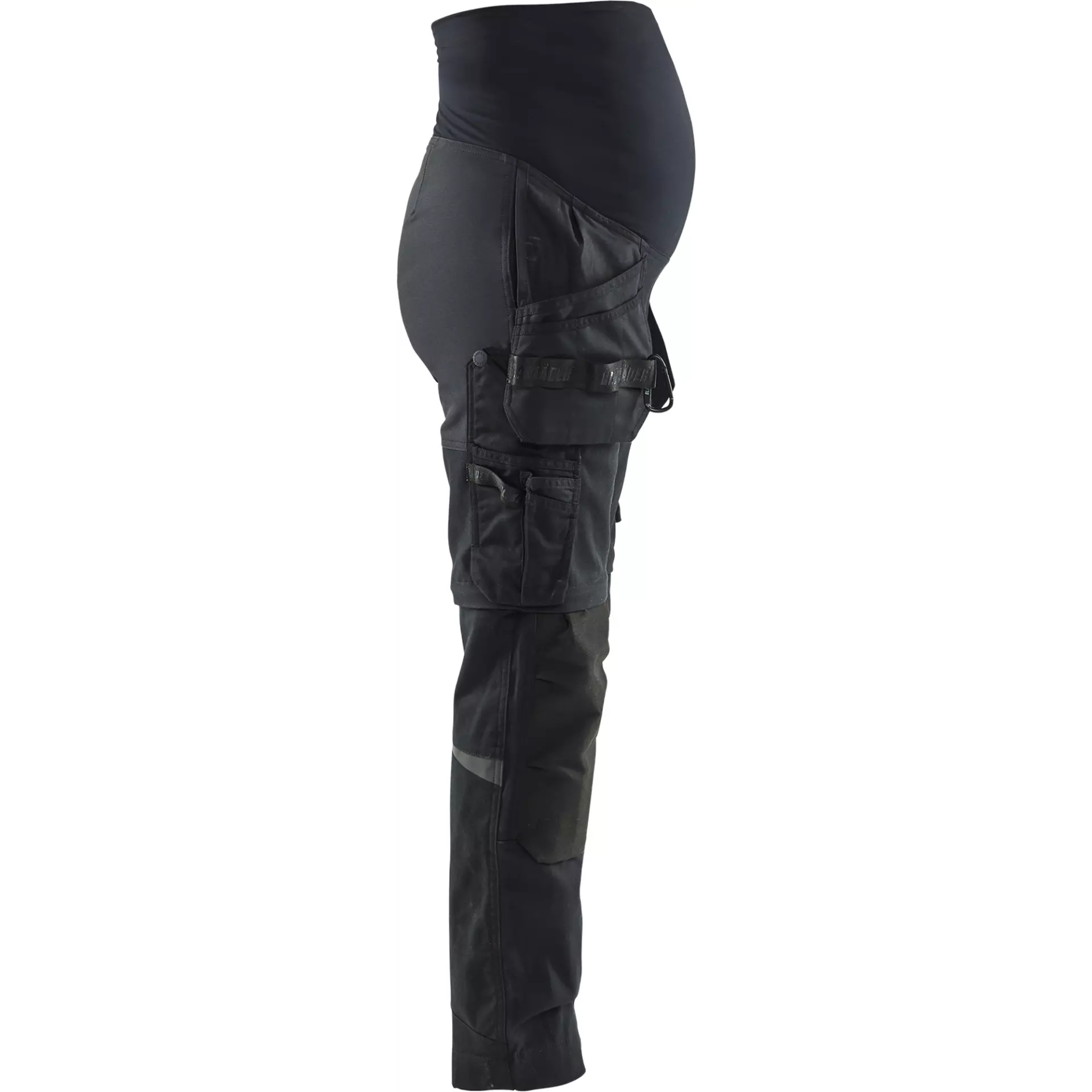 Blåkläder 710313449900, Zip-Off Craftsman Maternity Trousers, Black, image 2