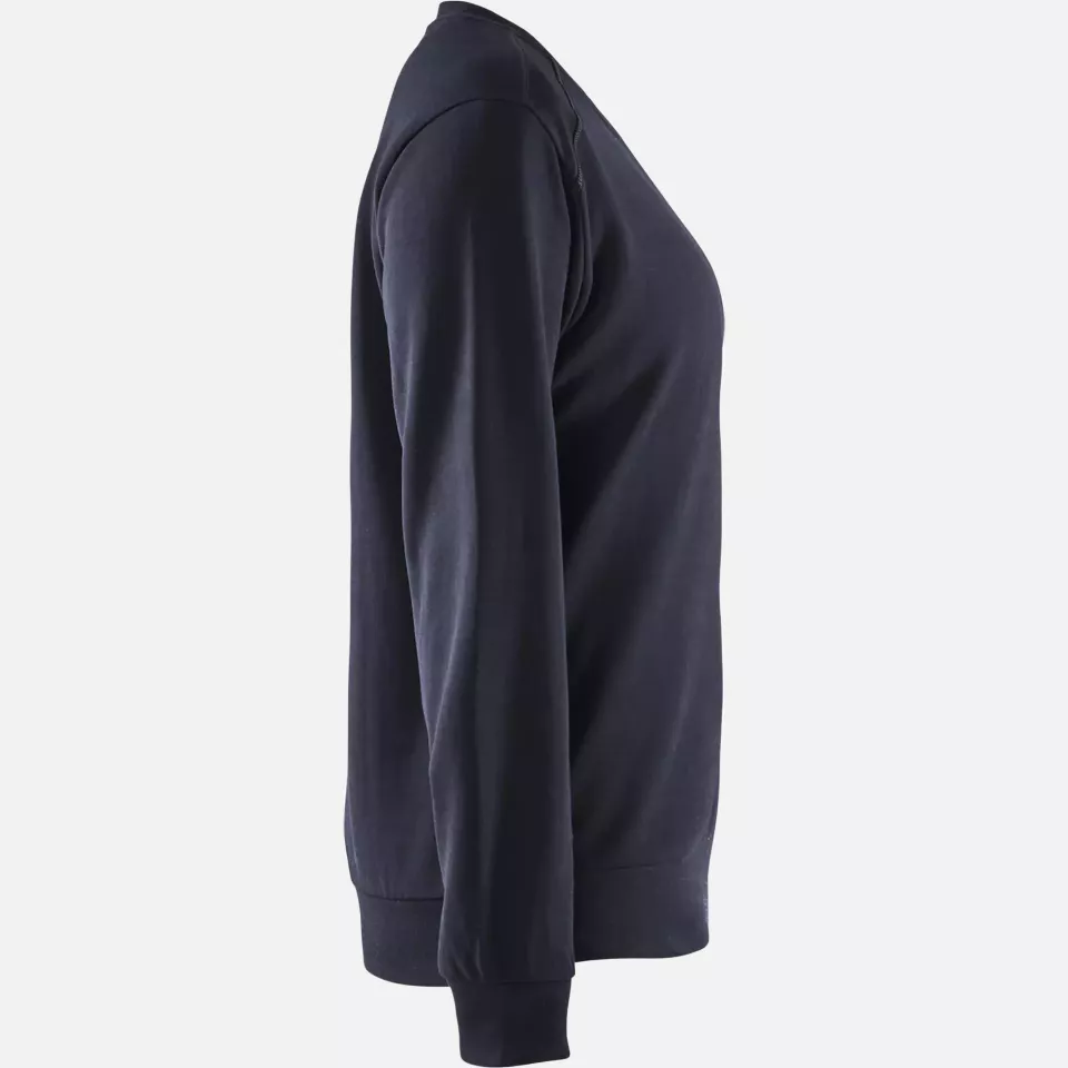 Blaklader 340811588699, Ladies Sweatshirt, Dark Navy/Black, image 2, gallery thumbnail