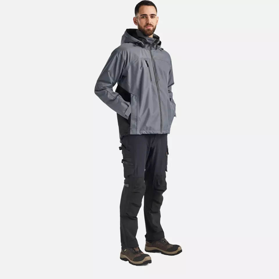 Blaklader 489019779699, Lined Lightweight Winter Jacket, Medium Grey/Black, image 5, gallery thumbnail