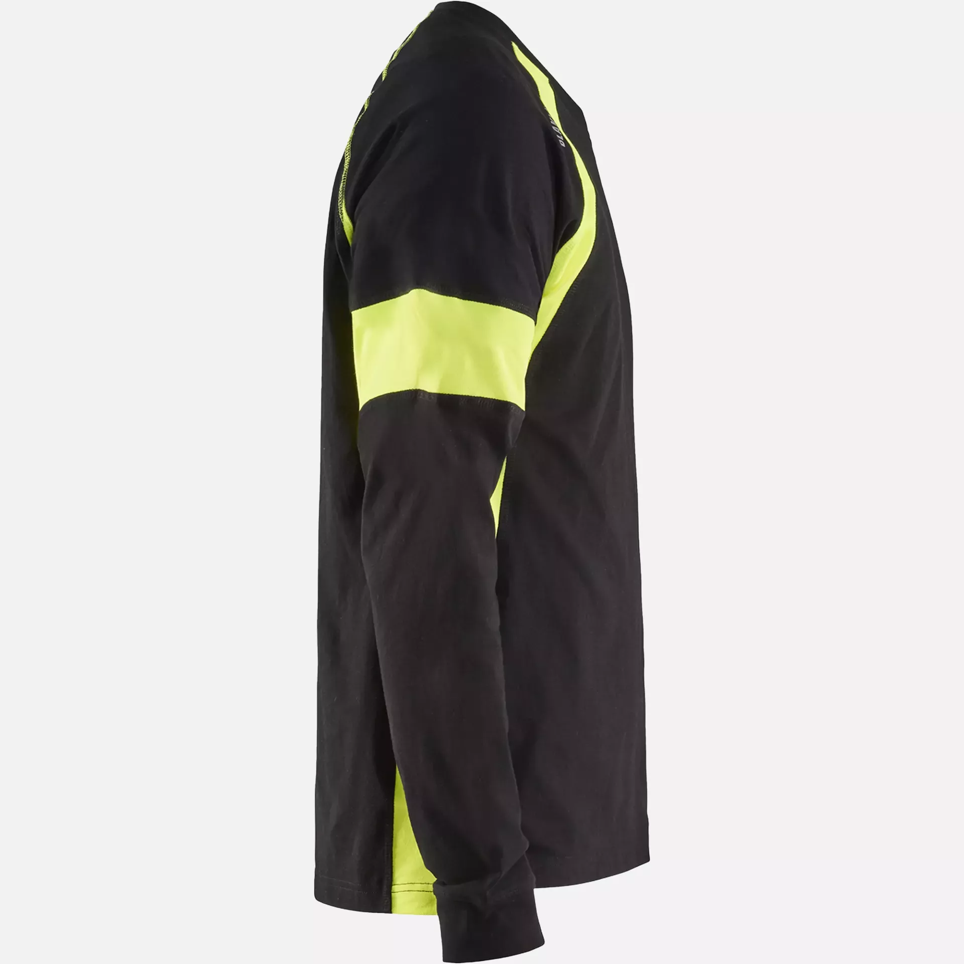 Blaklader 352010309933, Long Sleeve Shirt, Black/Yellow, image 2