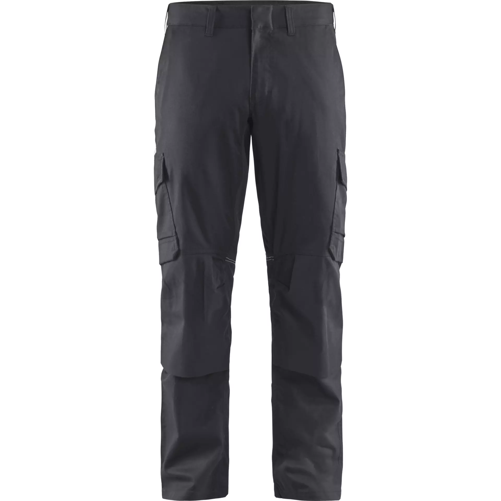 Blaklader 144818329699, Industry Stretch Work Trousers with Knee Pad Pockets, Medium Grey/Black