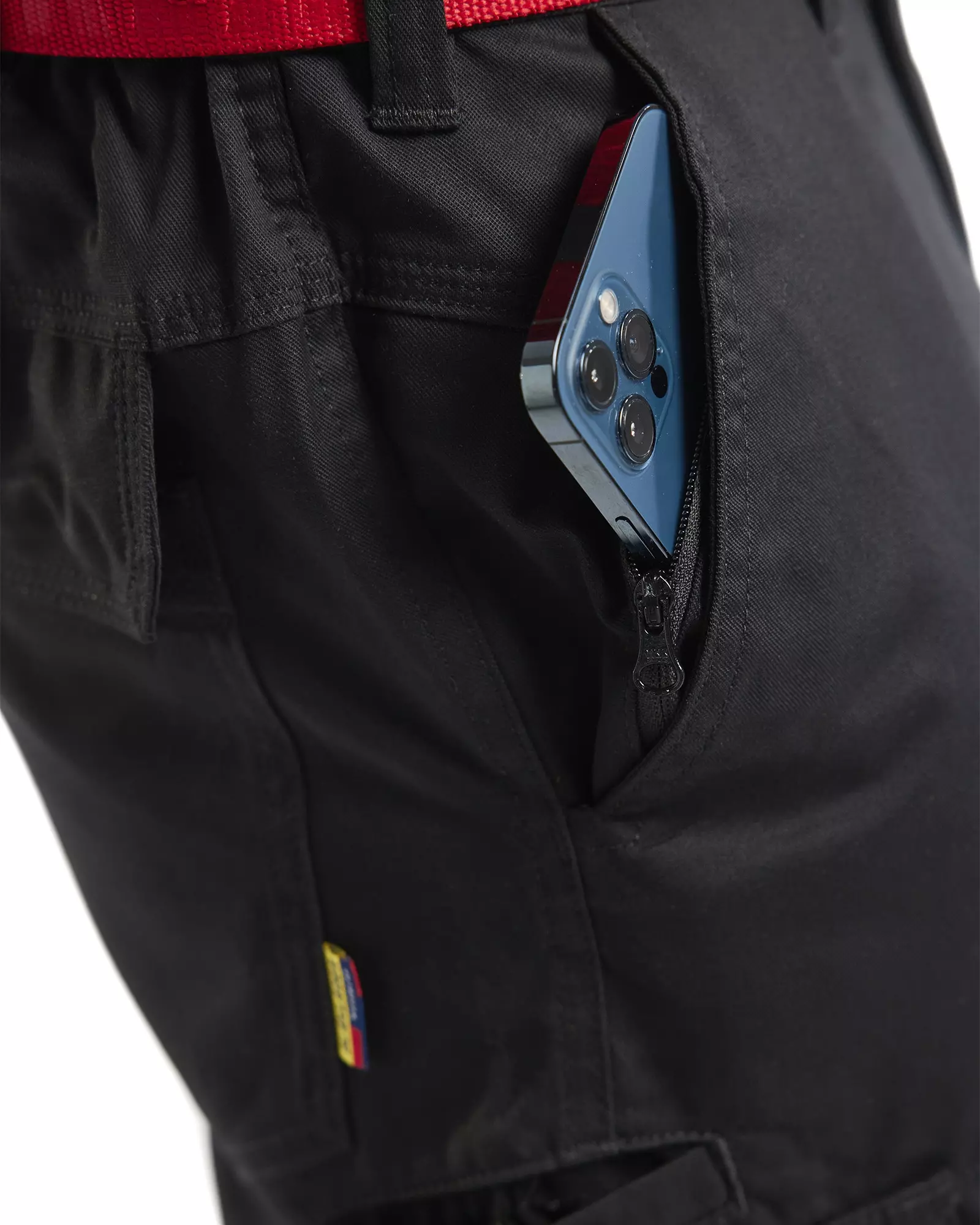 Blaklader 144818329900, Industrie Stretch Arbeitshose mit Kniepolstertaschen, Schwarz, image 7