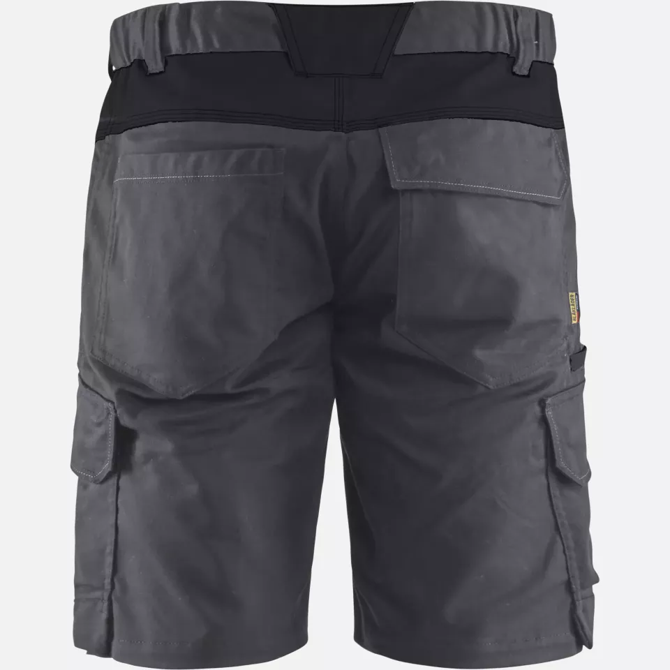 Blaklader 144618329699, Industry Stretch Shorts, Medium Grey/Black, image 4, gallery thumbnail