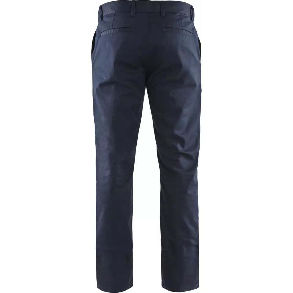 Blåkläder 146518308600, Stretch Chino Trousers, Dark Navy, image 4, gallery thumbnail
