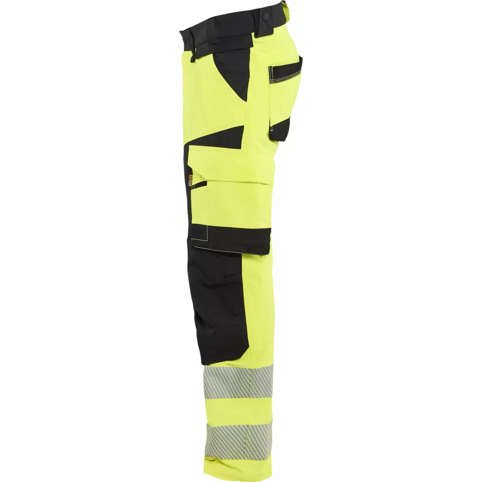 Blaklader 112416483399, Hi-Vis Work Trousers 4-Way Stretch, Hi-Vis Yellow/Black, image 3, gallery thumbnail