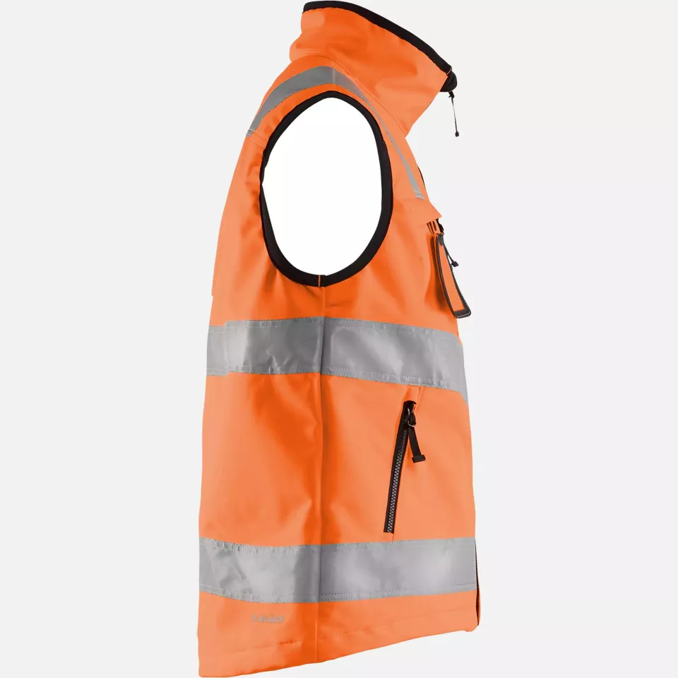 Blaklader 304925175300, High Vis Softshell Vest, Orange, image 2, gallery thumbnail