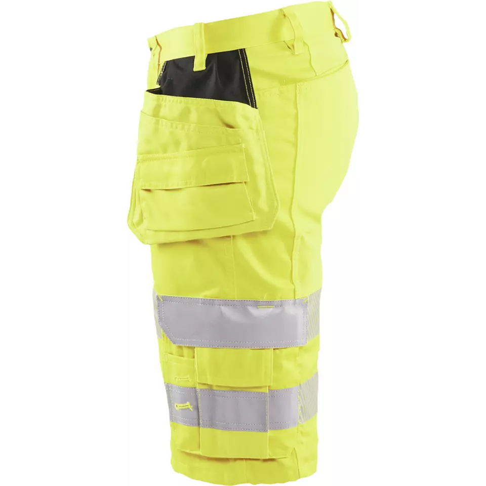 Blåkläder 158618113300, High Vis Stretch Shorts, Yellow, image 3, gallery thumbnail